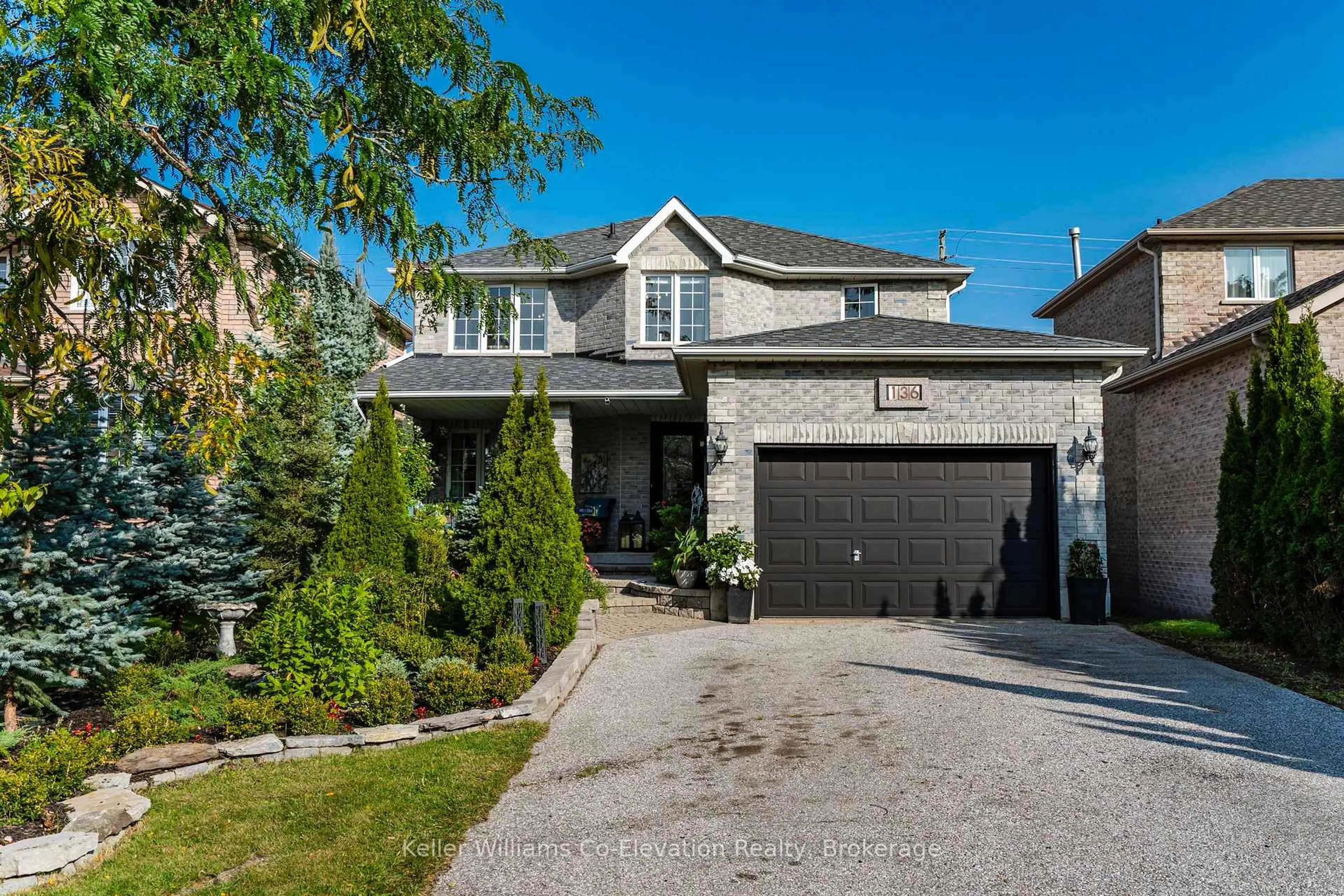 Home with brick exterior material, street for 136 Birchwood Dr, Barrie Ontario L4M 6Y1