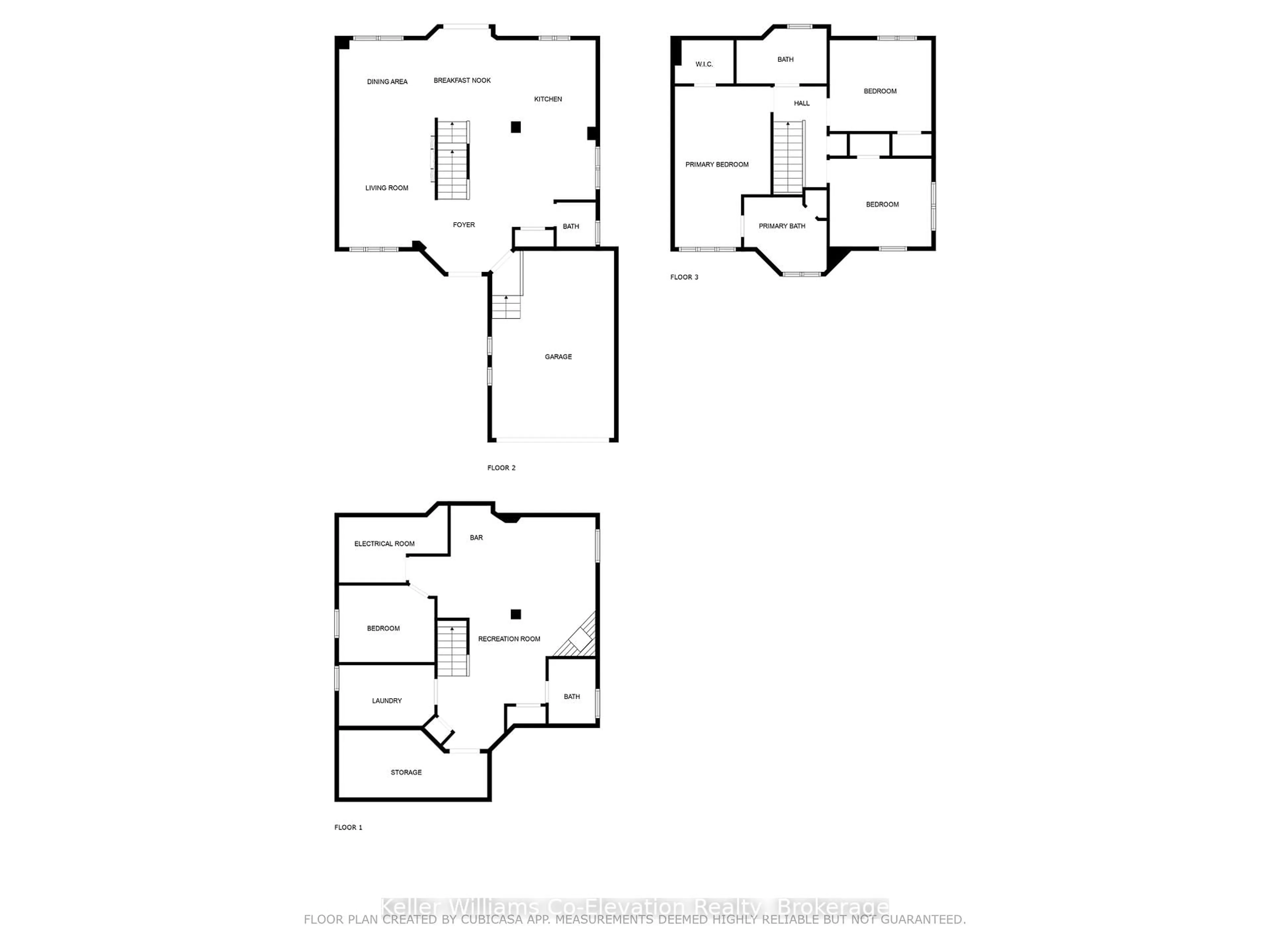 Floor plan for 136 Birchwood Dr, Barrie Ontario L4M 6Y1