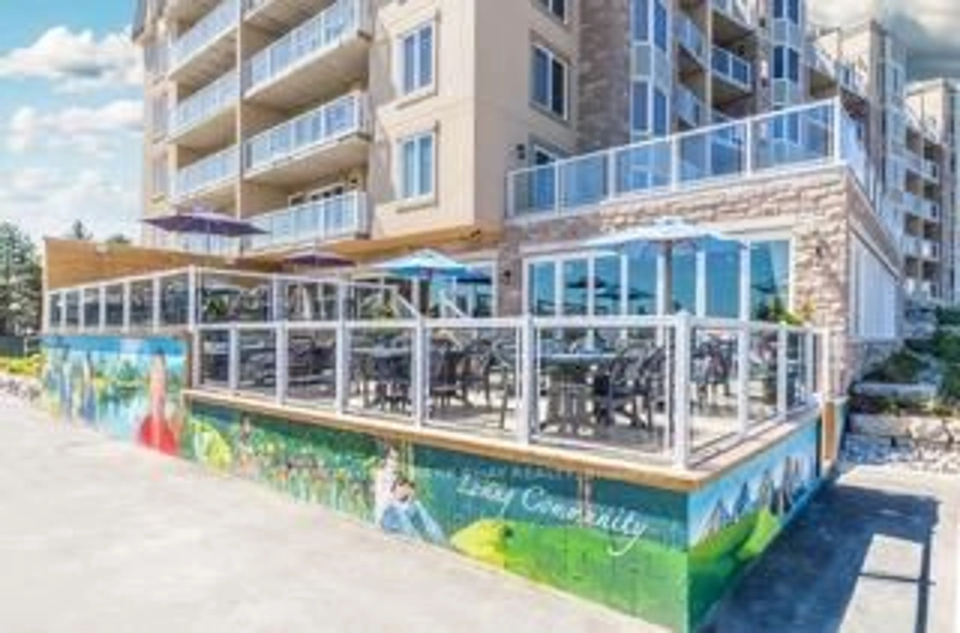 Patio, water/lake/river/ocean view for 9 Harbour St #2108/2110, Collingwood Ontario L9Y 5B5