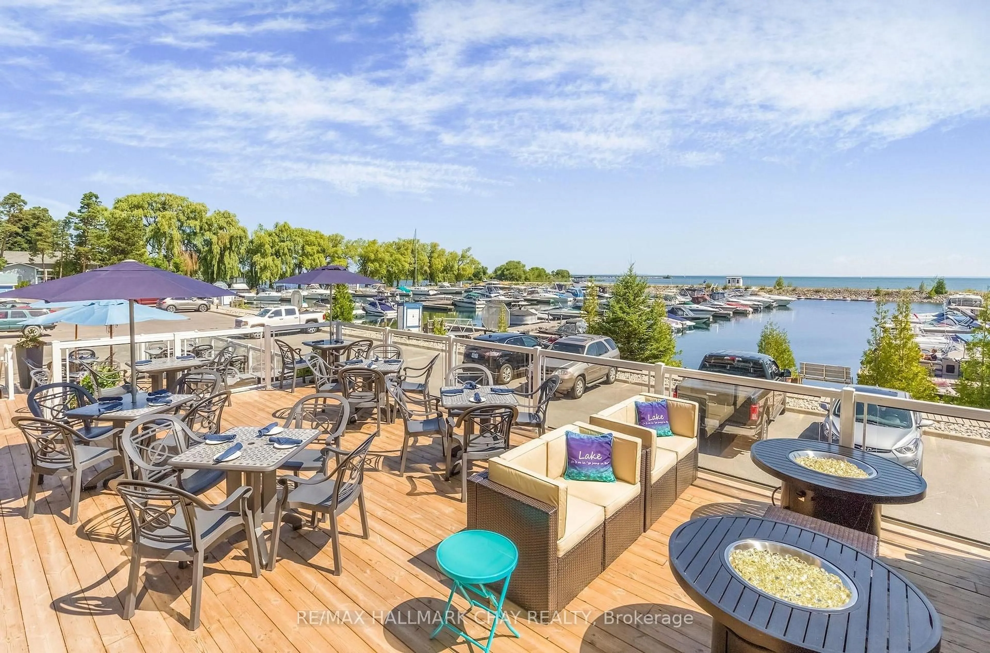 Patio, water/lake/river/ocean view for 9 Harbour St #2108/2110, Collingwood Ontario L9Y 5B5