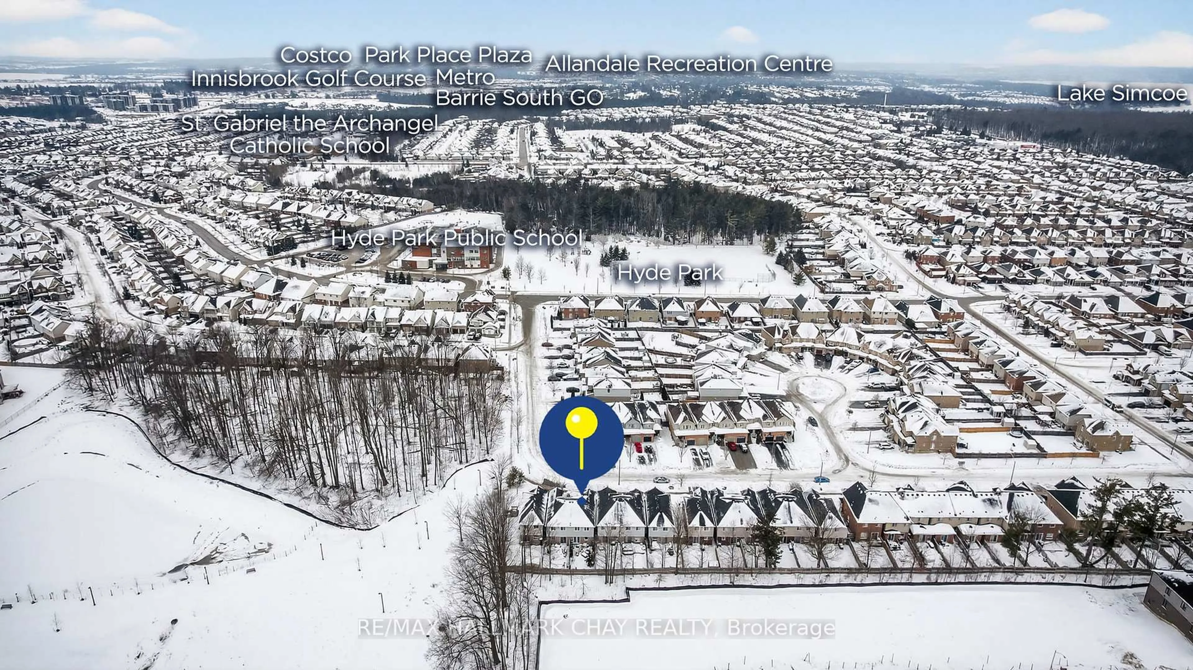 Picture of a map for 41 Winchester Terr, Barrie Ontario L4M 0C8