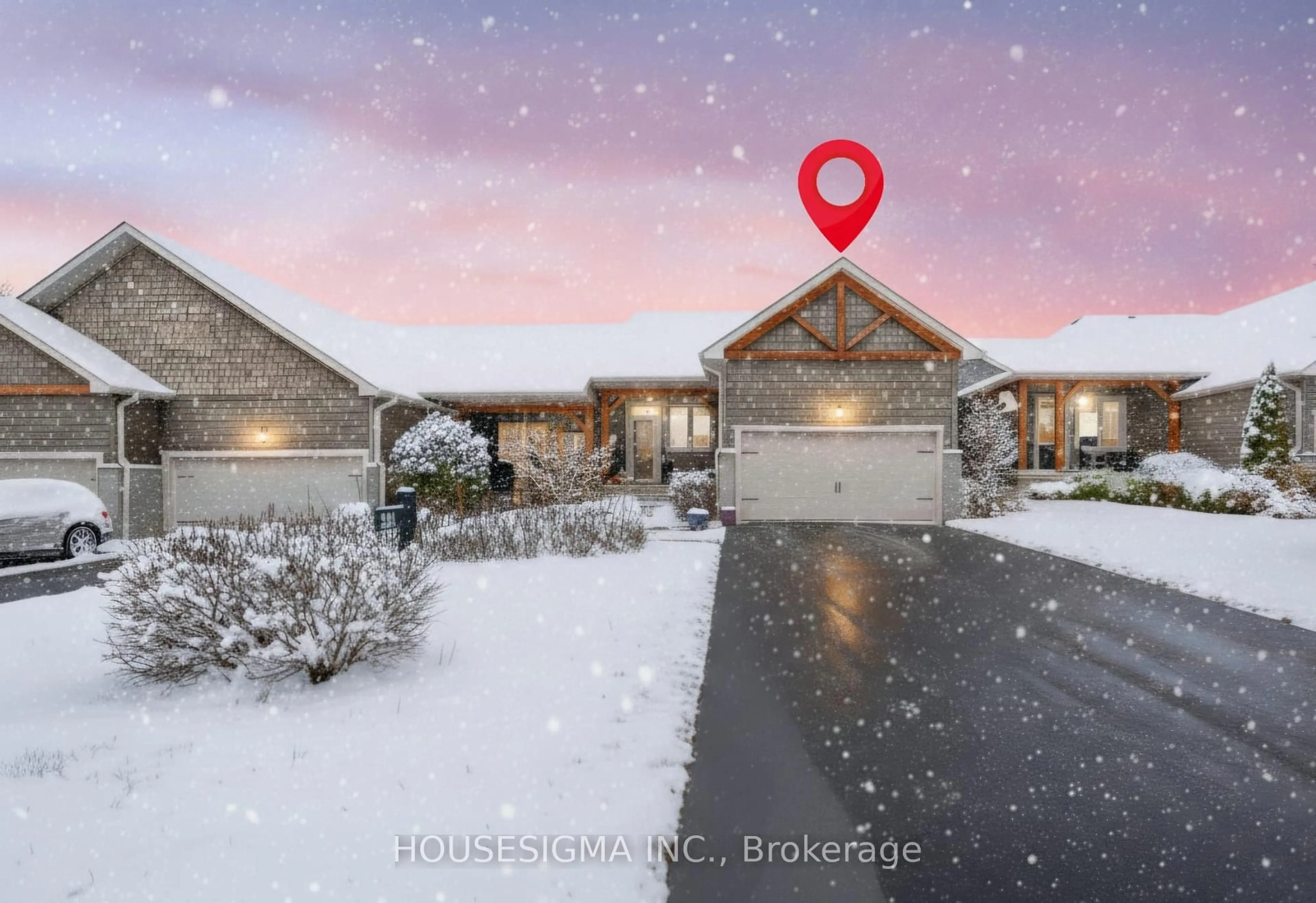 A pic from outside/outdoor area/front of a property/back of a property/a pic from drone, street for 69 Landscape Dr, Oro-Medonte Ontario L3R 5B4