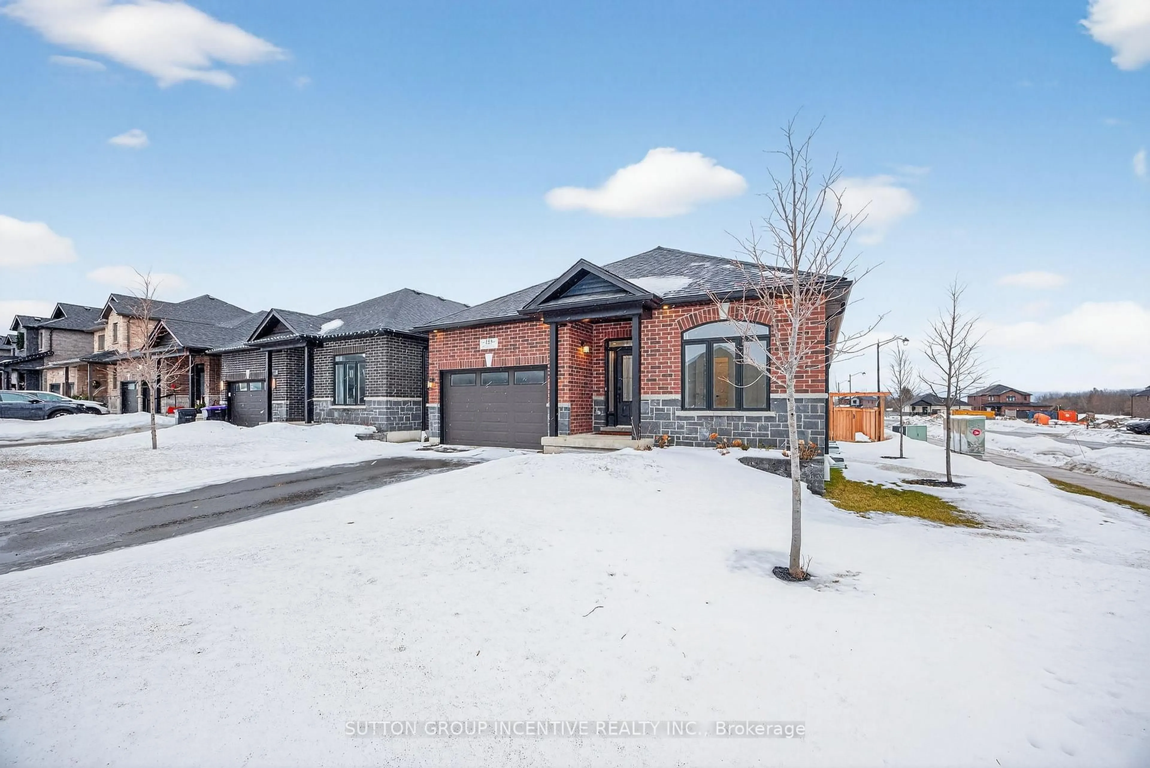 Home with brick exterior material, street for 123 Ritchie Cres, Springwater Ontario L0L 1P0