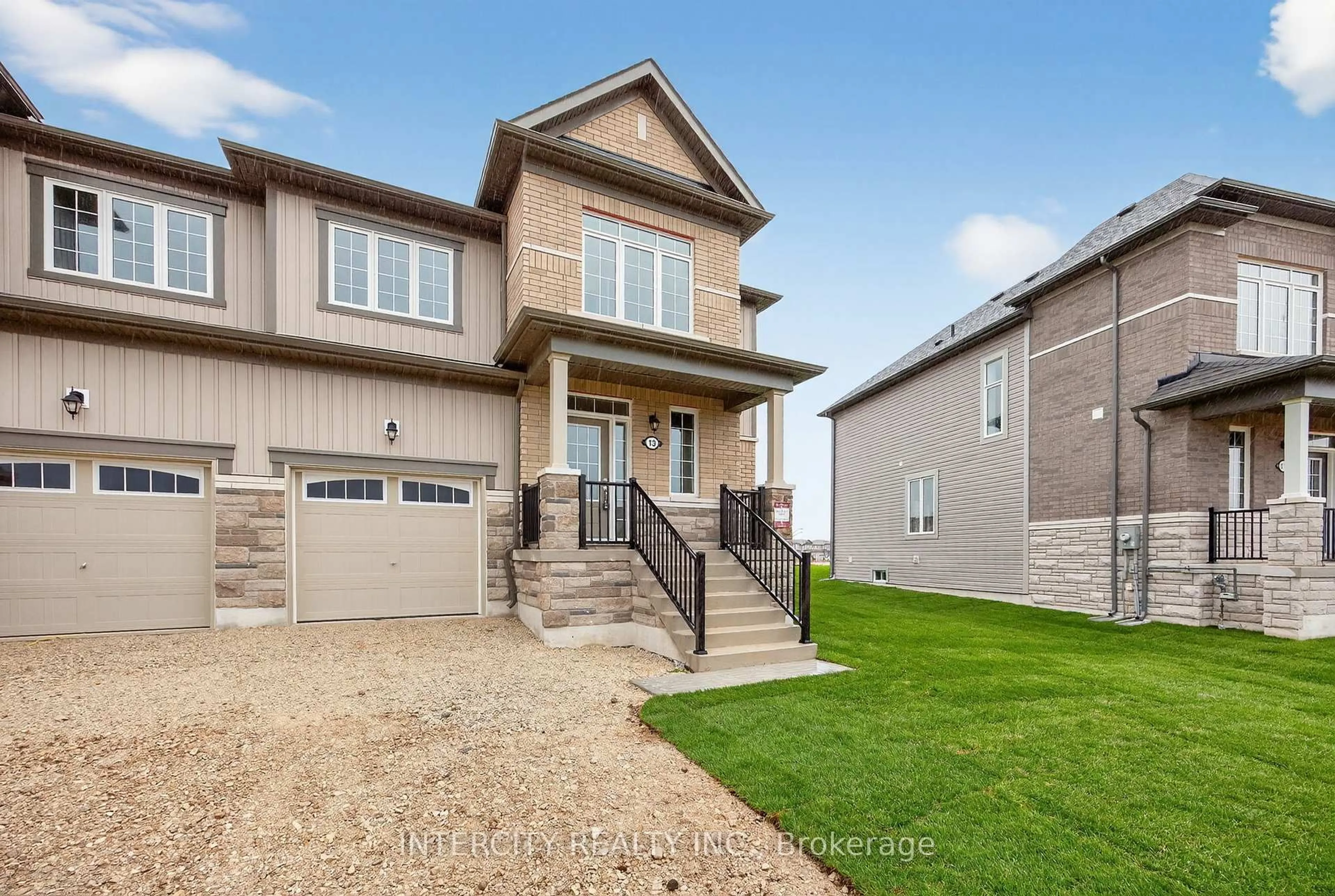 Home with brick exterior material, street for 13 Avalon Dr, Wasaga Beach Ontario L9R 0M2