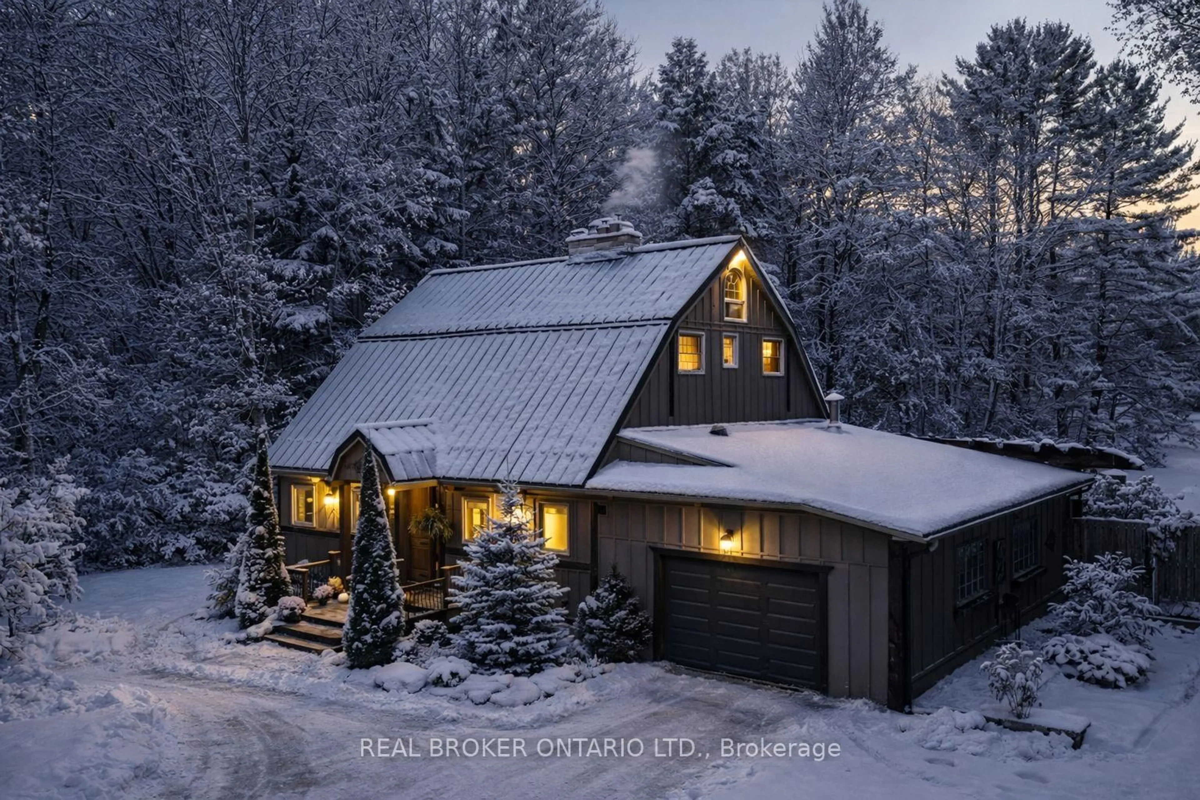 A pic from outside/outdoor area/front of a property/back of a property/a pic from drone, unknown for 3686 Agnew Rd, Severn Ontario L0K 2B0