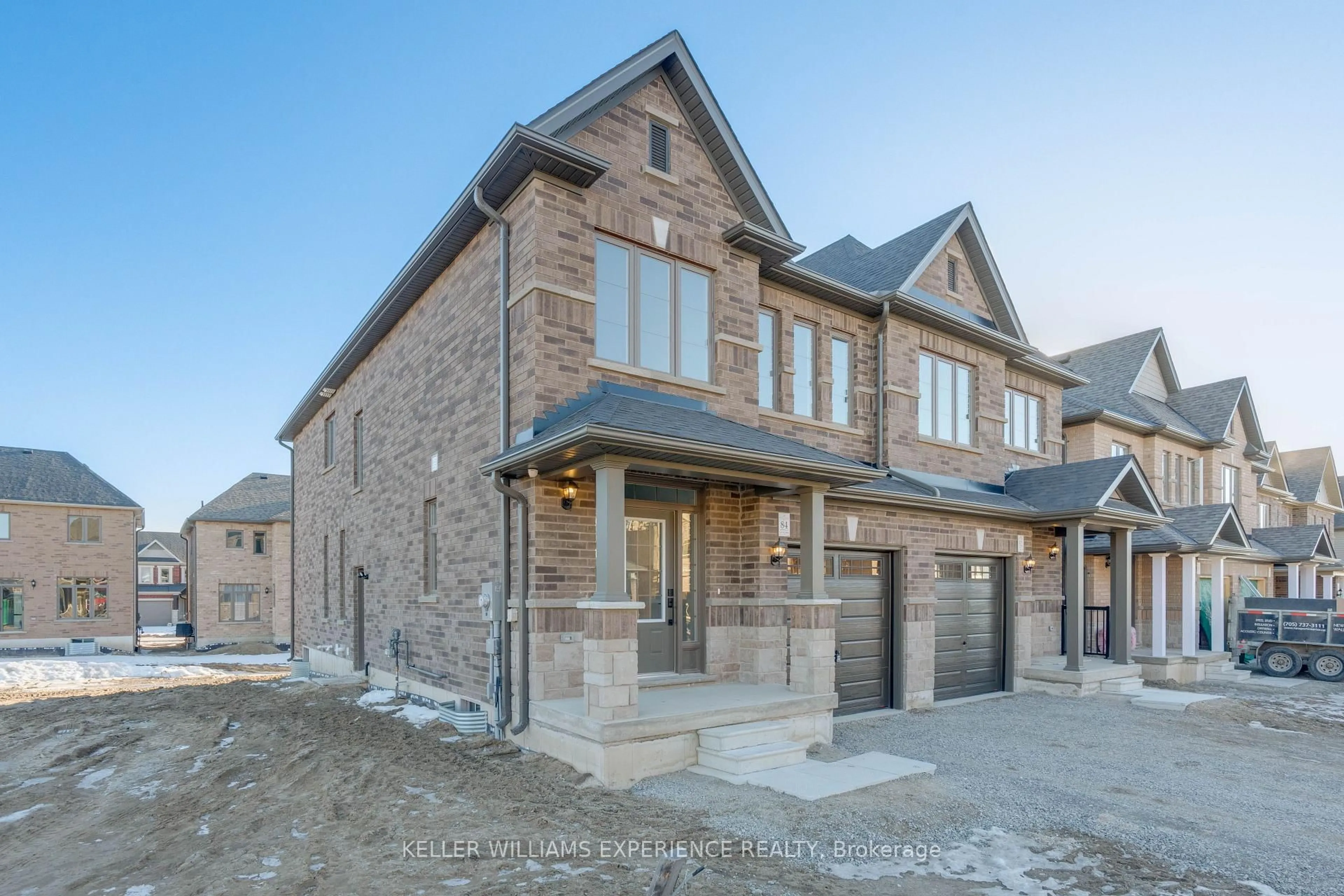 Home with brick exterior material, street for 84 Sagewood Ave, Barrie Ontario L9J 0K5