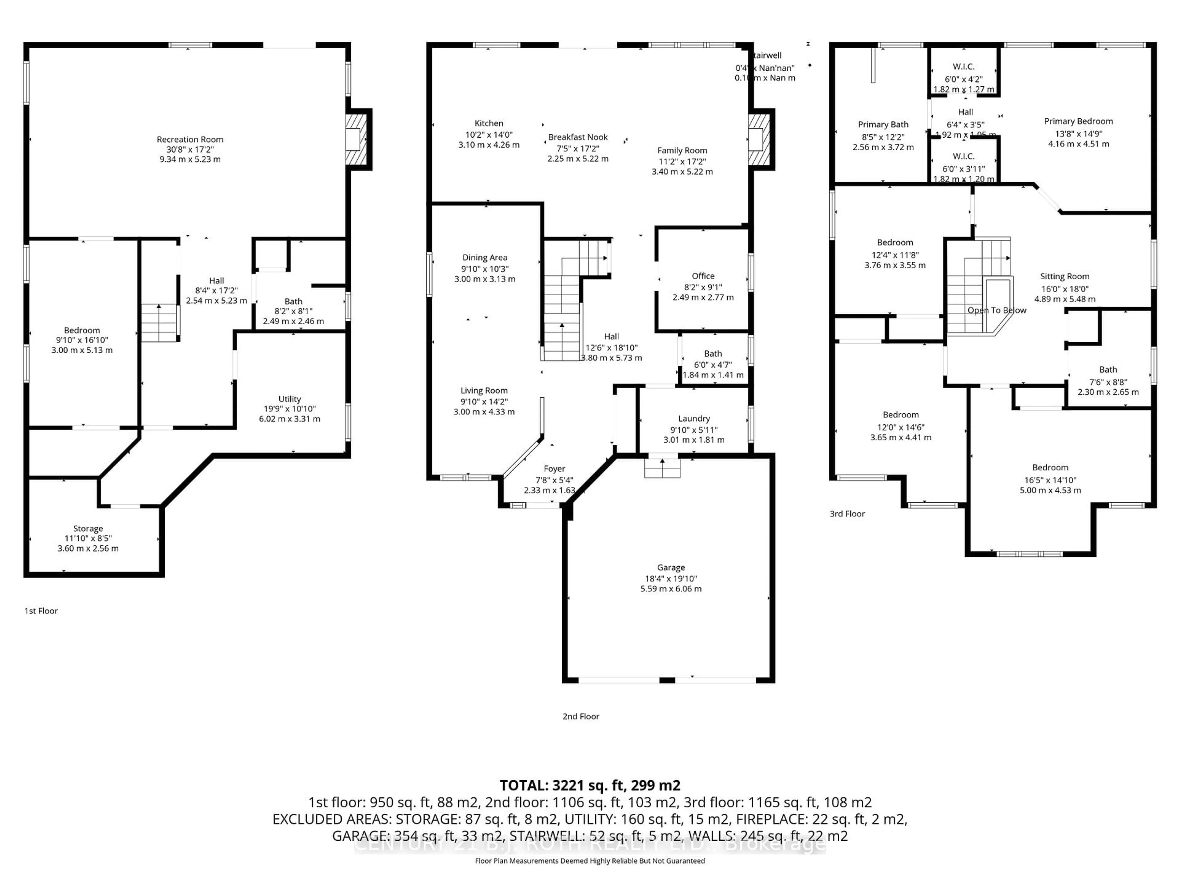 Floor plan for 137 Jewel House Lane, Barrie Ontario L4N 6E1