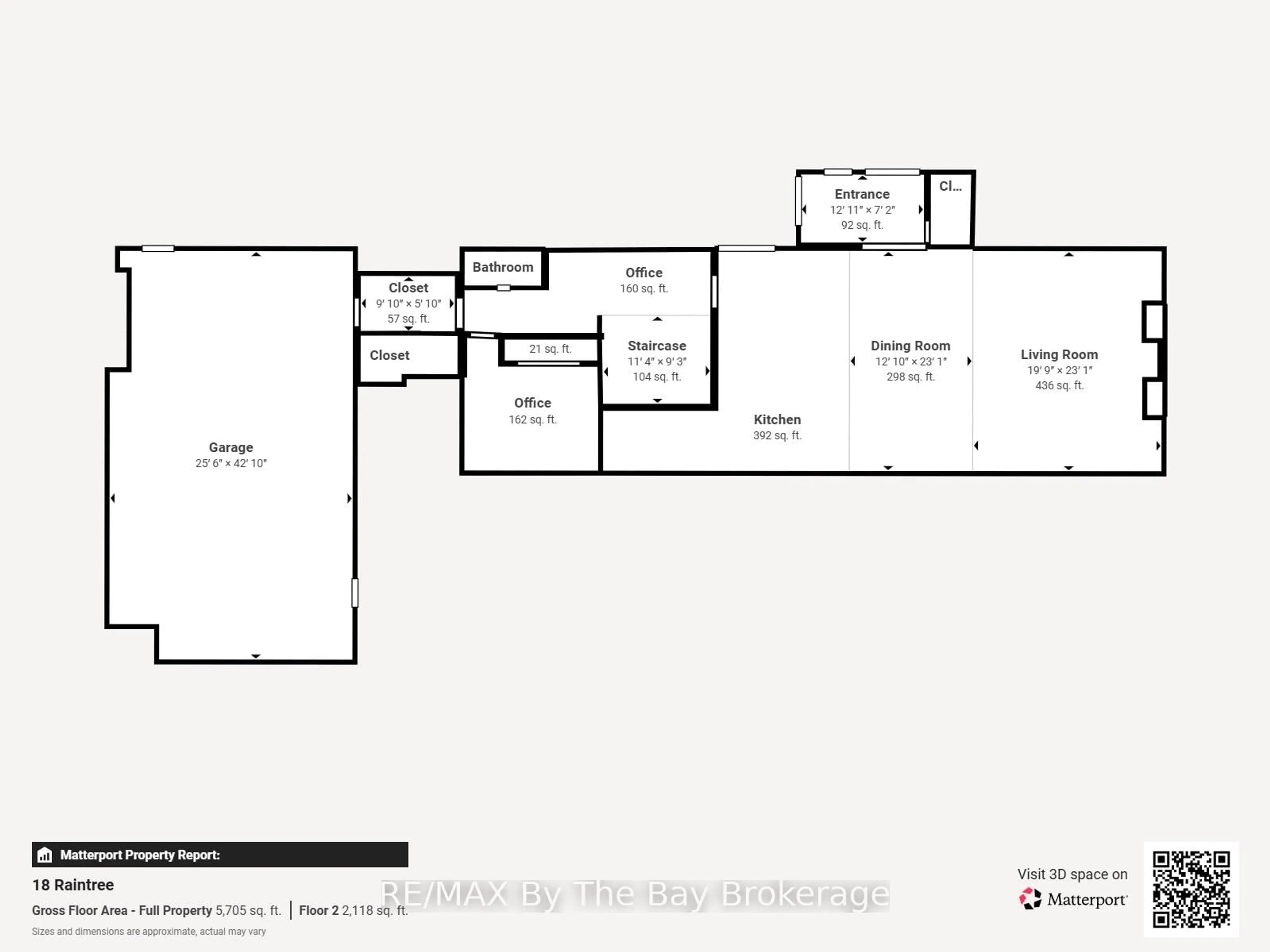 Floor plan for 18 Raintree Crt, Clearview Ontario L9Y 0K2