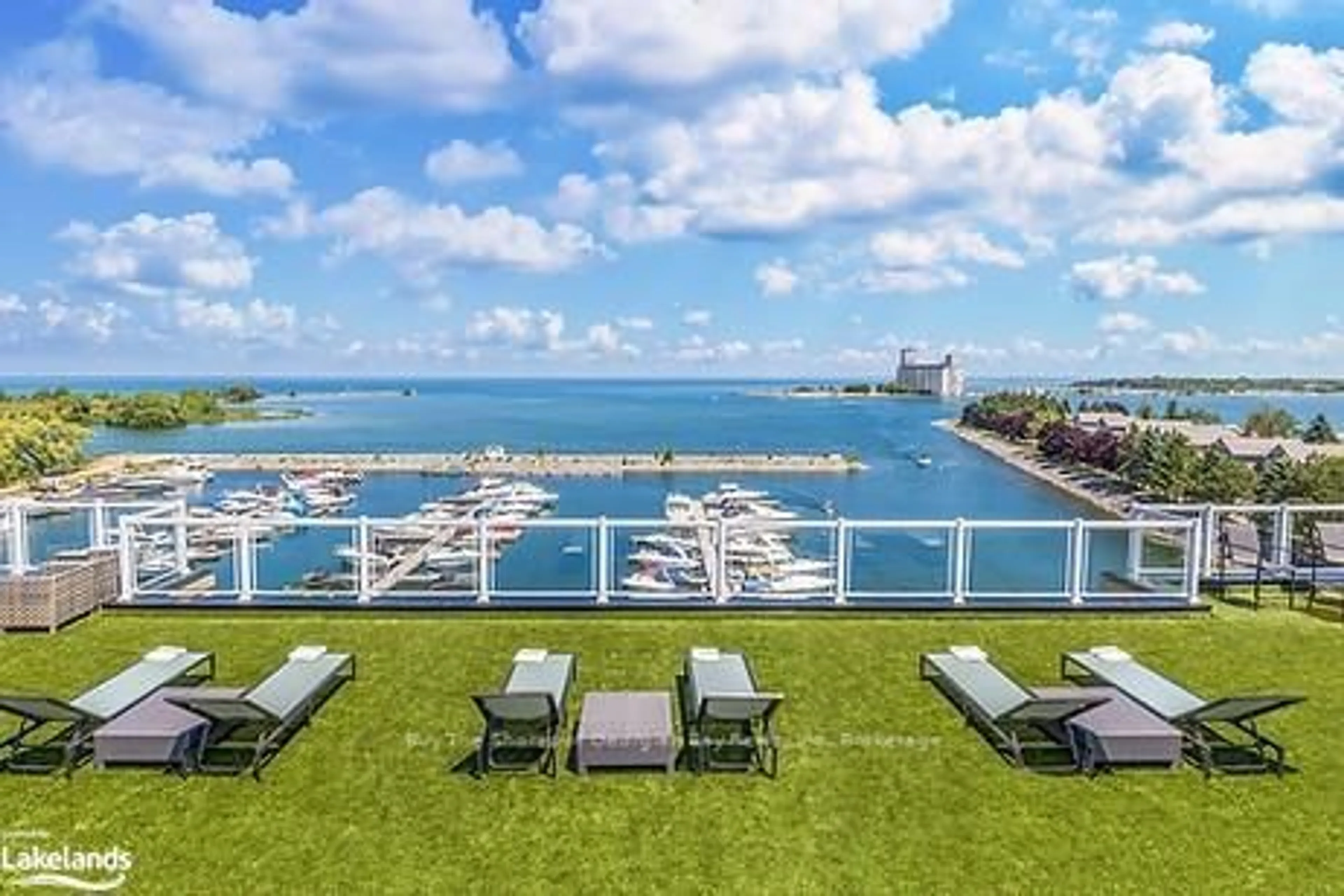 Patio, water/lake/river/ocean view for 9 HARBOUR St #6201-03, Collingwood Ontario L9Y 5C5