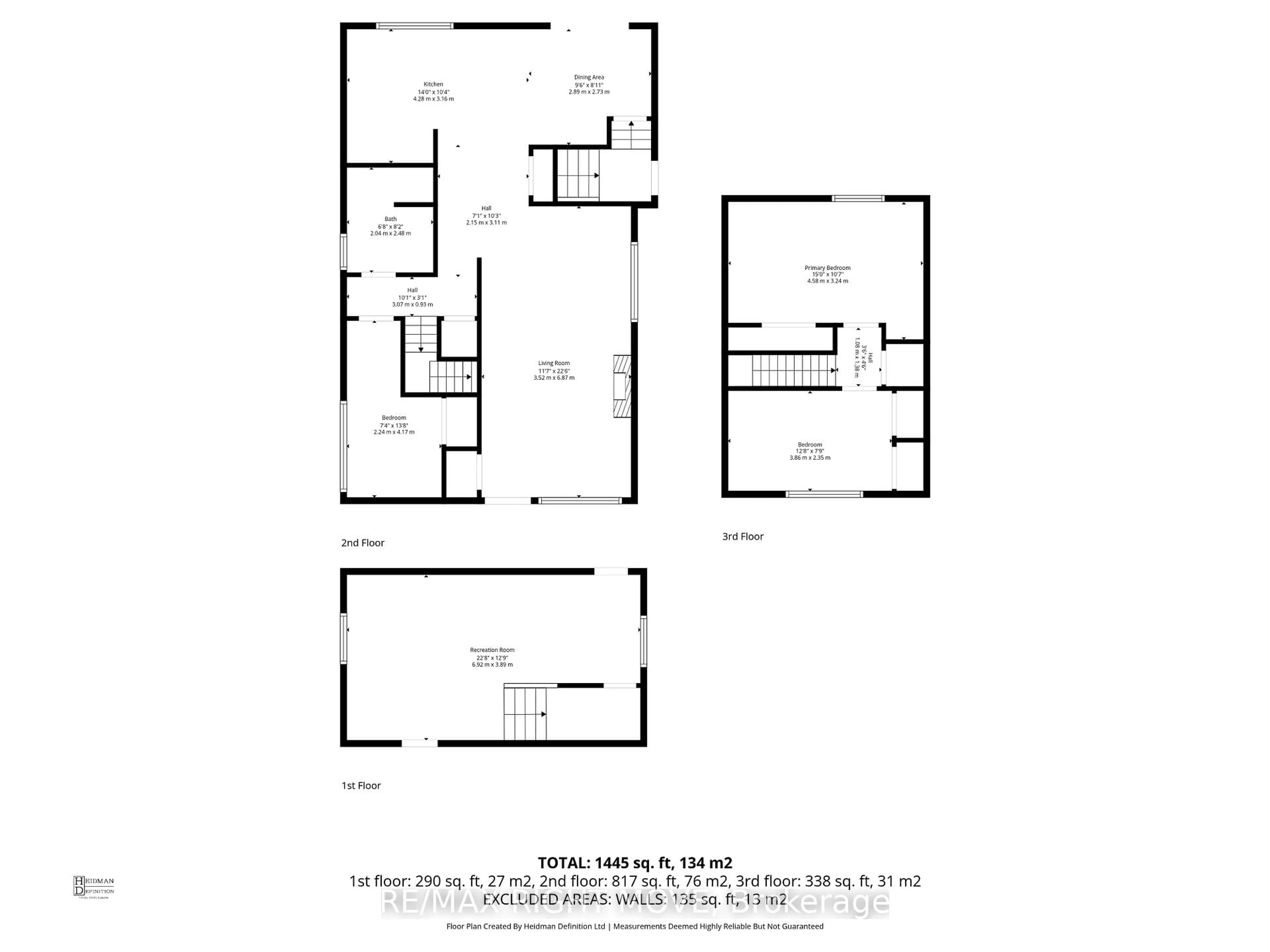Floor plan for 494 High St, Orillia Ontario L3V 4X7
