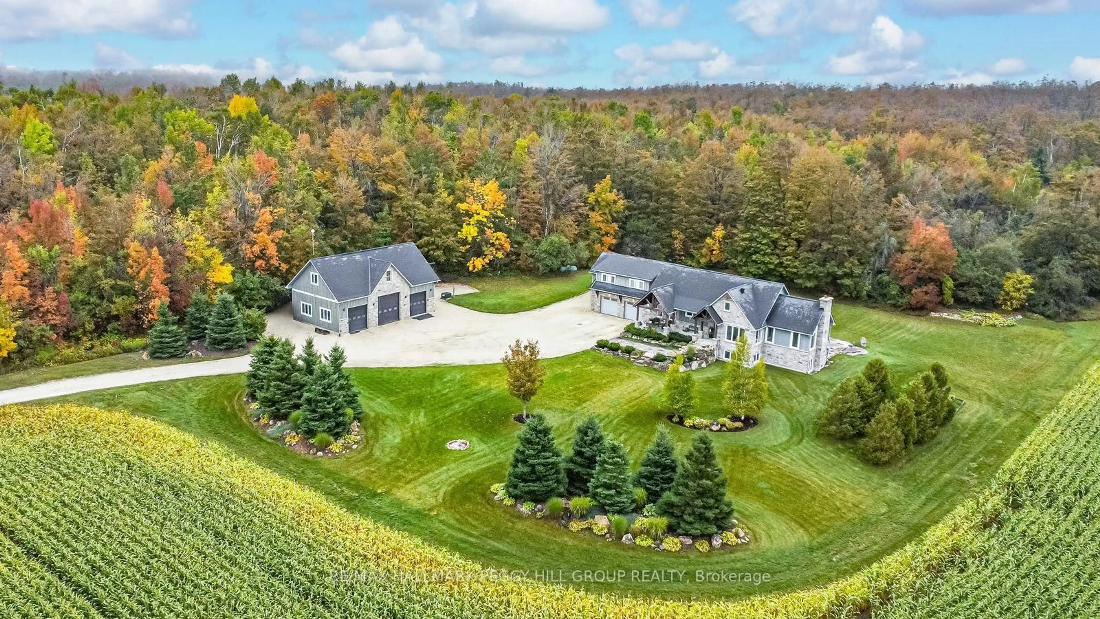 A pic from outside/outdoor area/front of a property/back of a property/a pic from drone, unknown for 2265 Concession 11 Nottawasaga, Clearview Ontario N0C 1M0