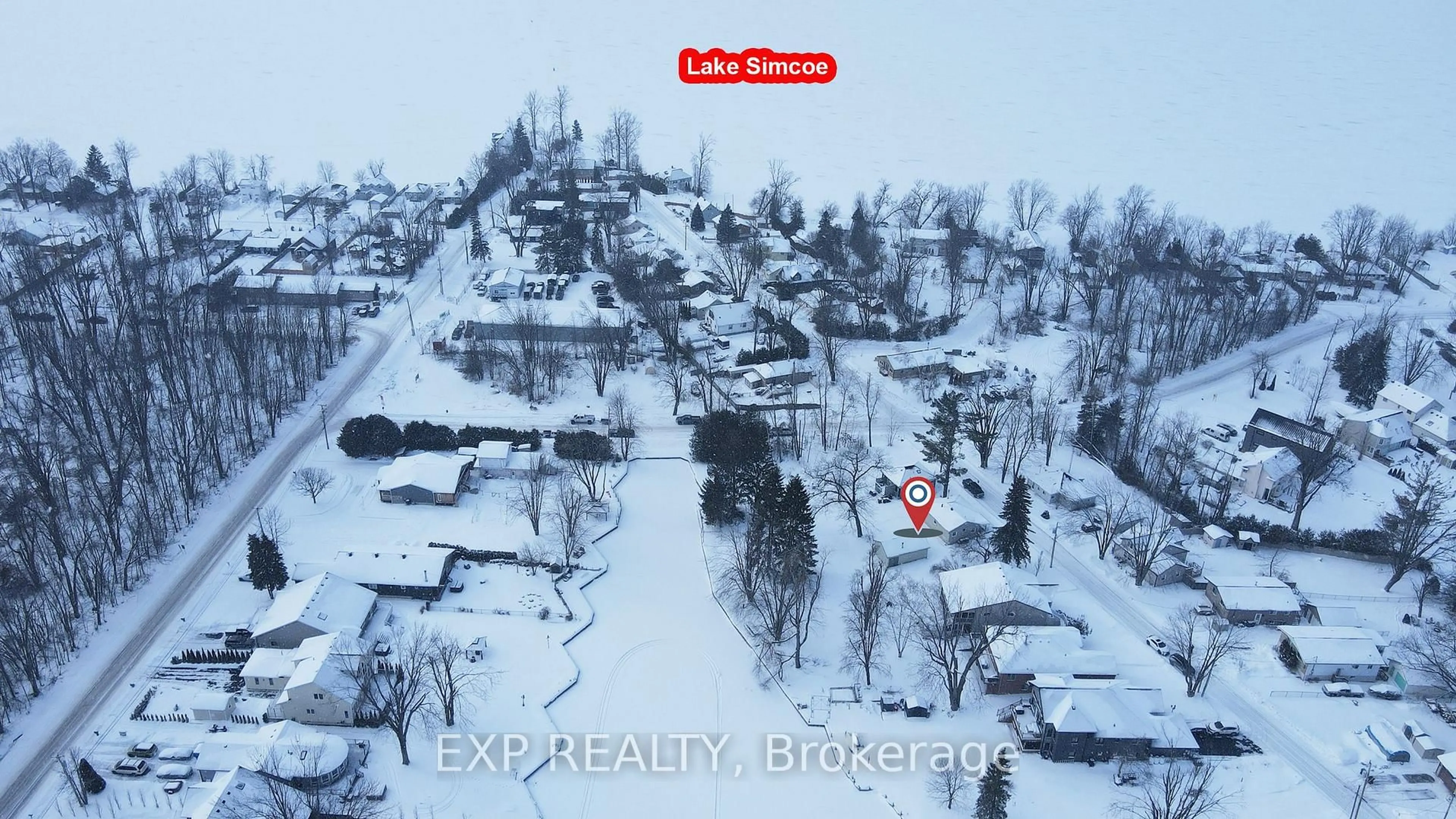 A pic from outside/outdoor area/front of a property/back of a property/a pic from drone, street for 31 RIDGE Ave, Ramara Ontario L0K 1B0