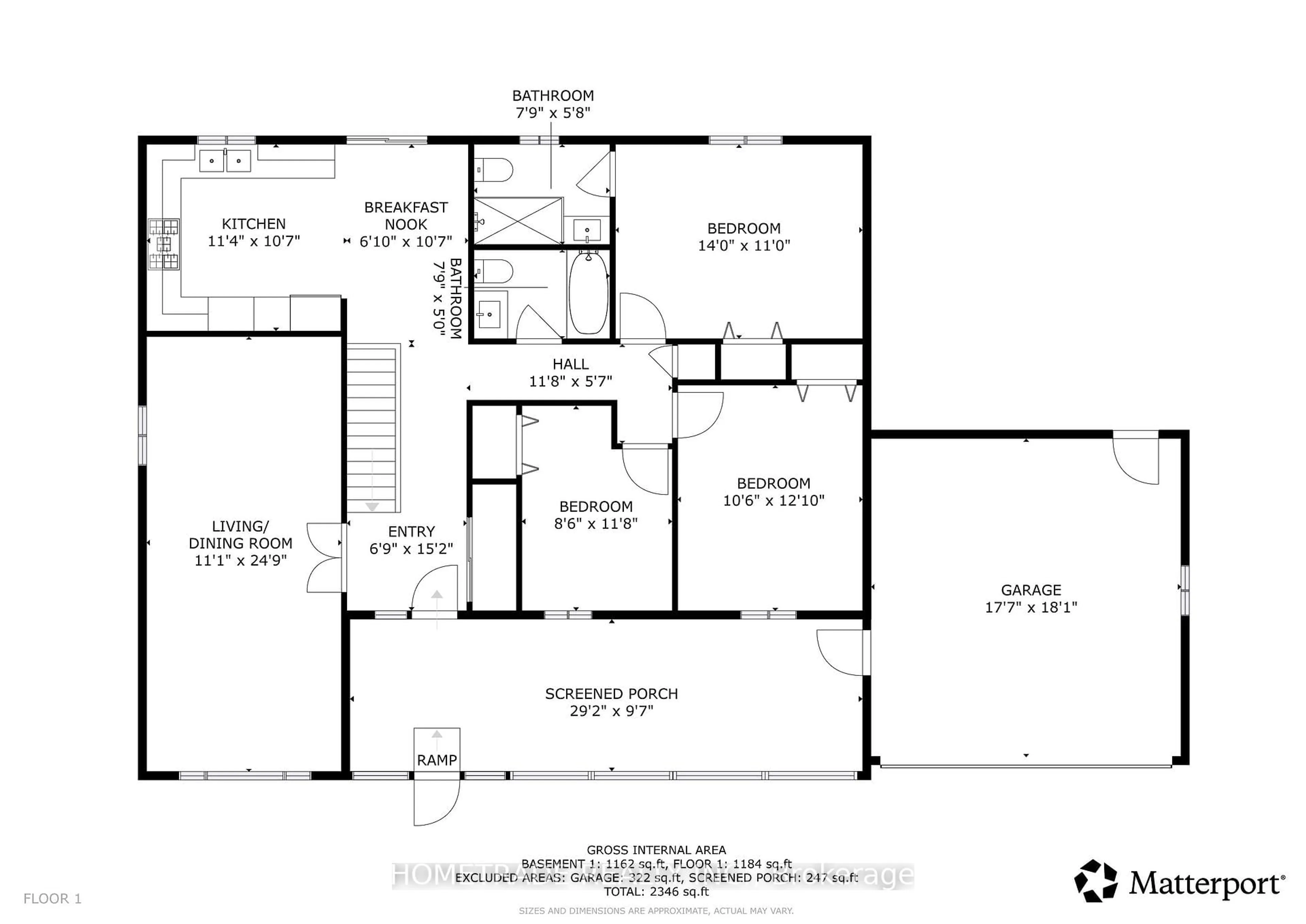 Floor plan for 2007 Snow Valley Rd, Springwater Ontario L9X 0H3