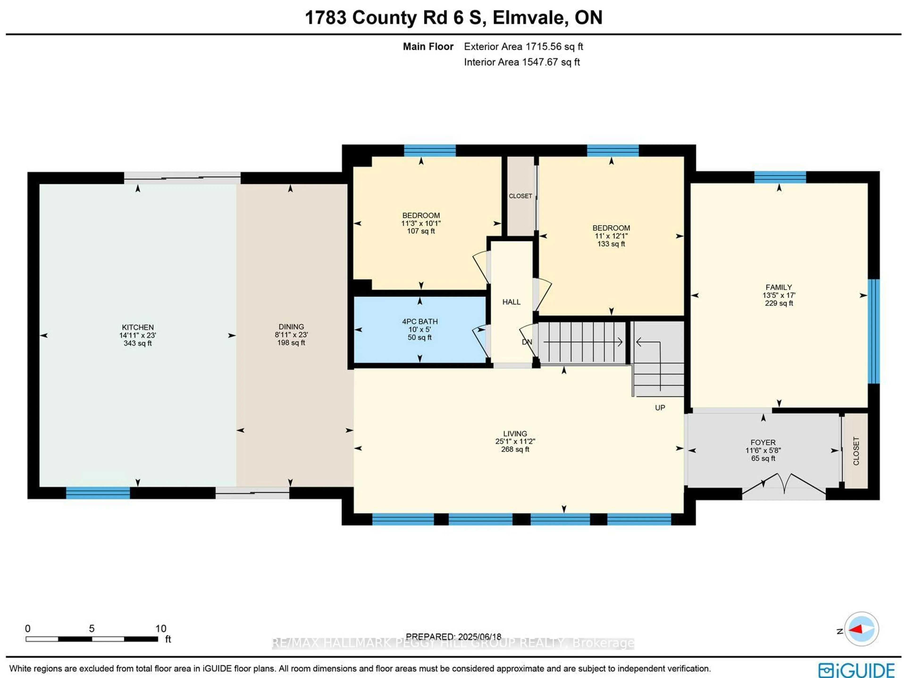 Floor plan for 1783 County Road 6, Springwater Ontario L0L 1P0