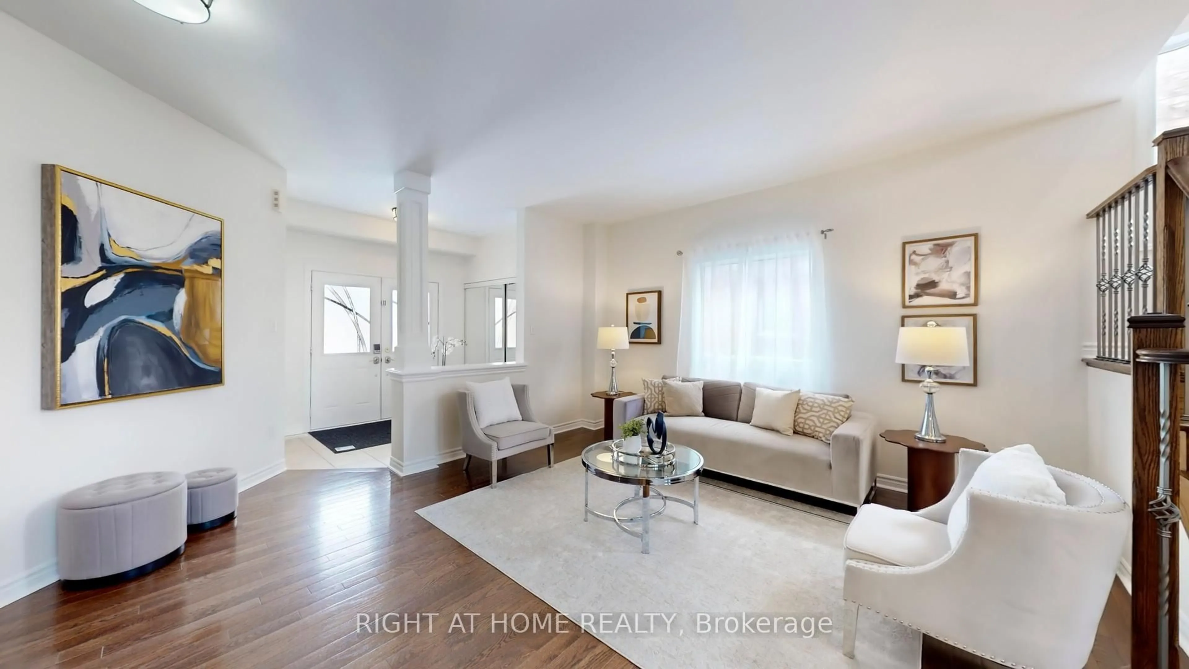 Living room with furniture, unknown for 20 Charlemagne Ave, Barrie Ontario L4M 0A7