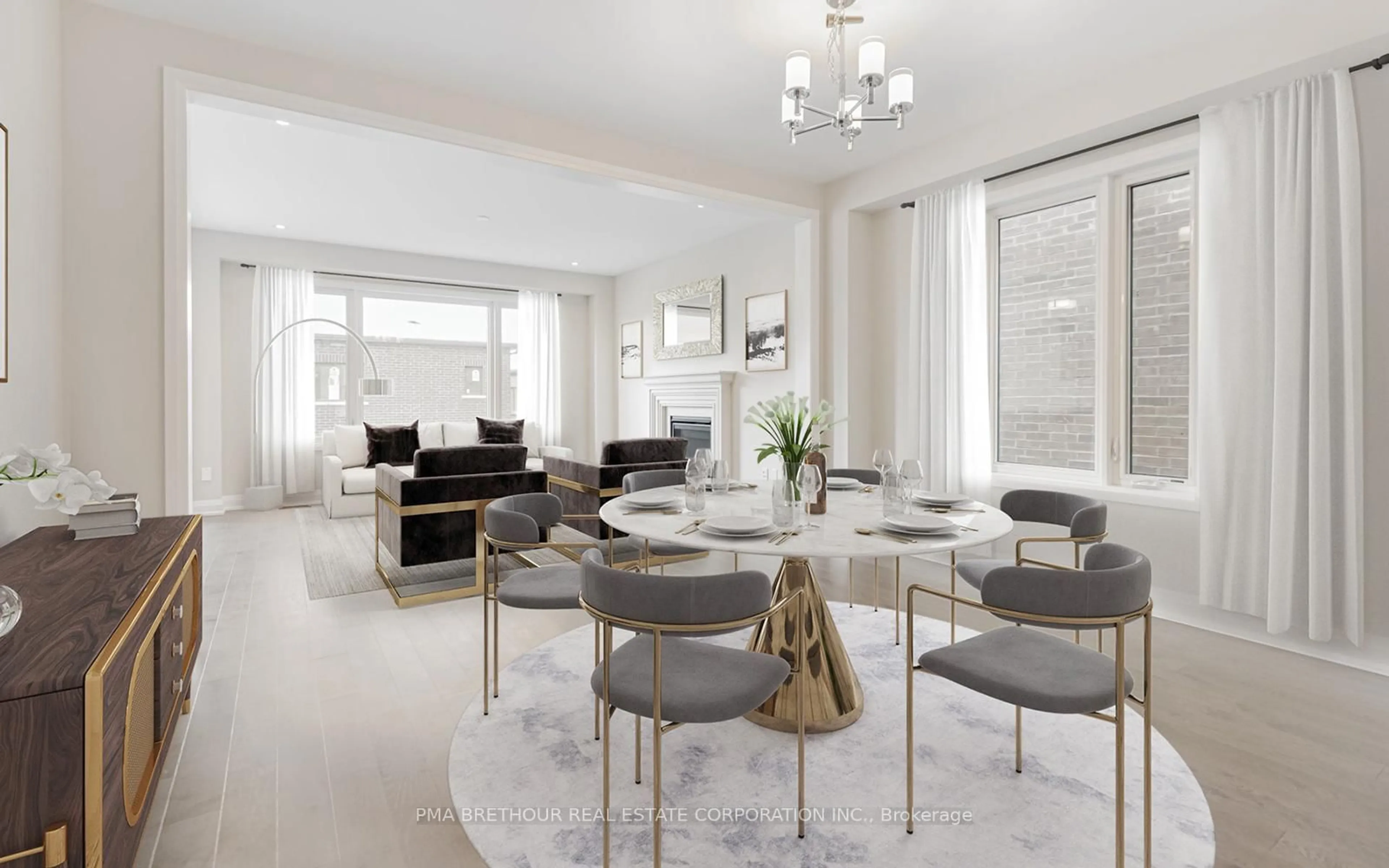 Living room with furniture, unknown for 48 Periwinkle Rd, Springwater Ontario L9X 2C8