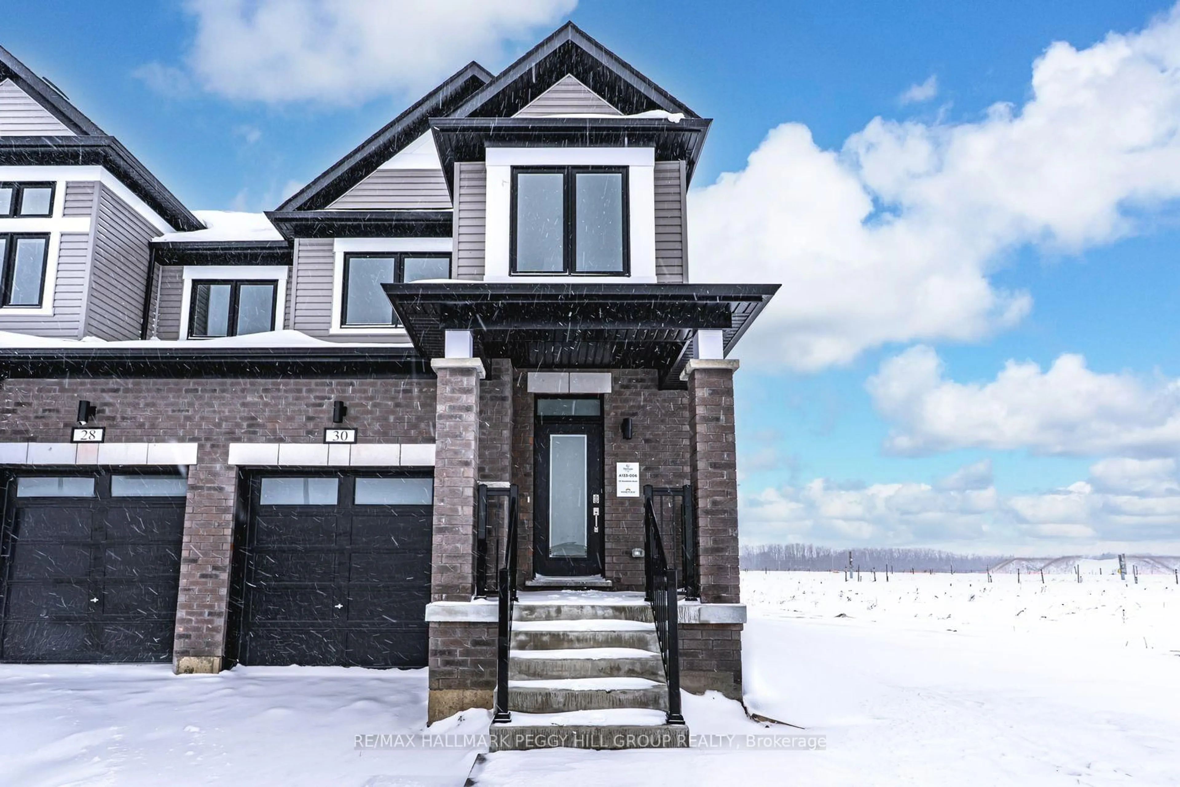 Home with brick exterior material, street for 30 Stockholm Rd, Barrie Ontario L9J 0Z5