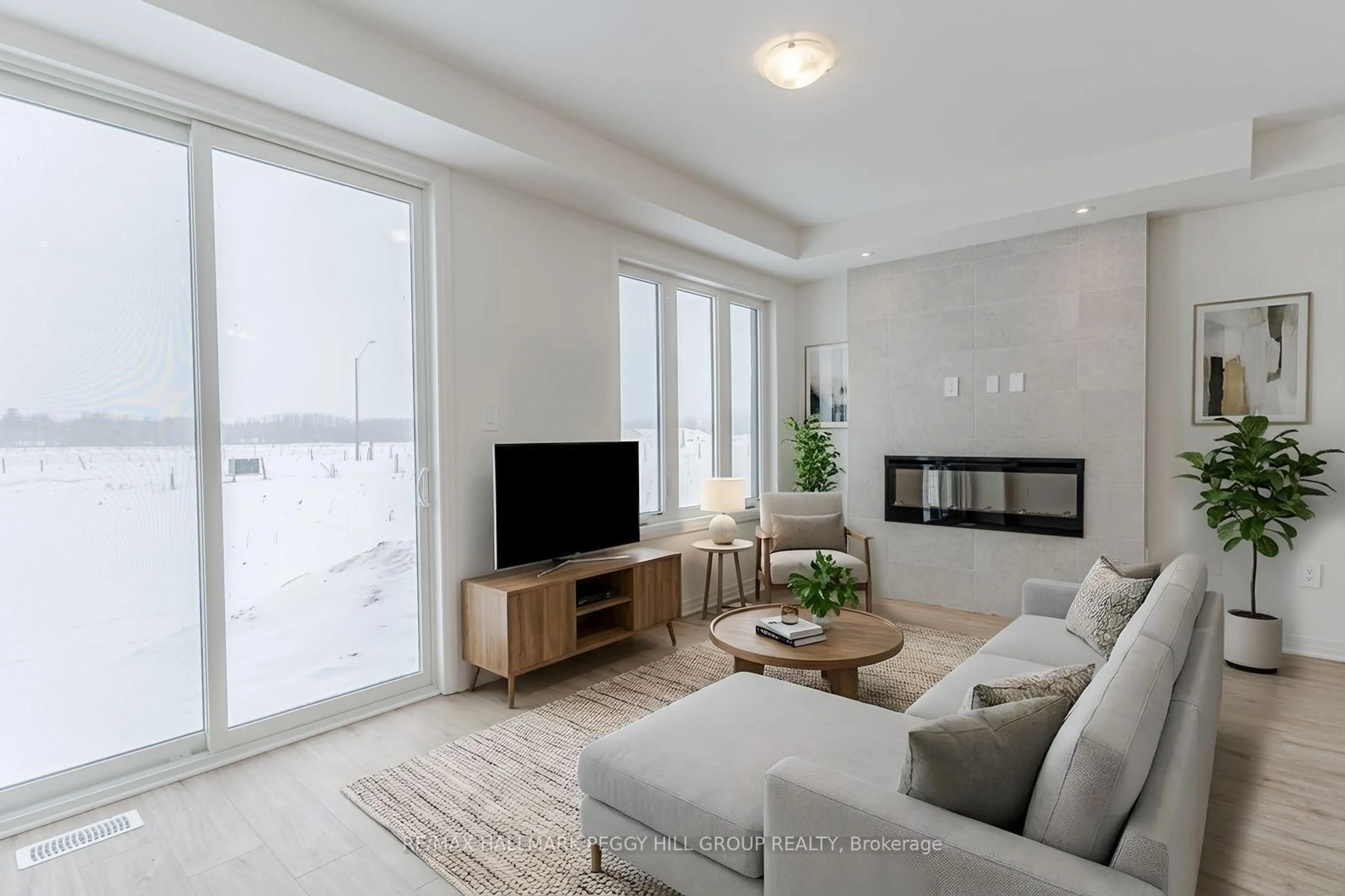 Living room with furniture, unknown for 30 Stockholm Rd, Barrie Ontario L9J 0Z5