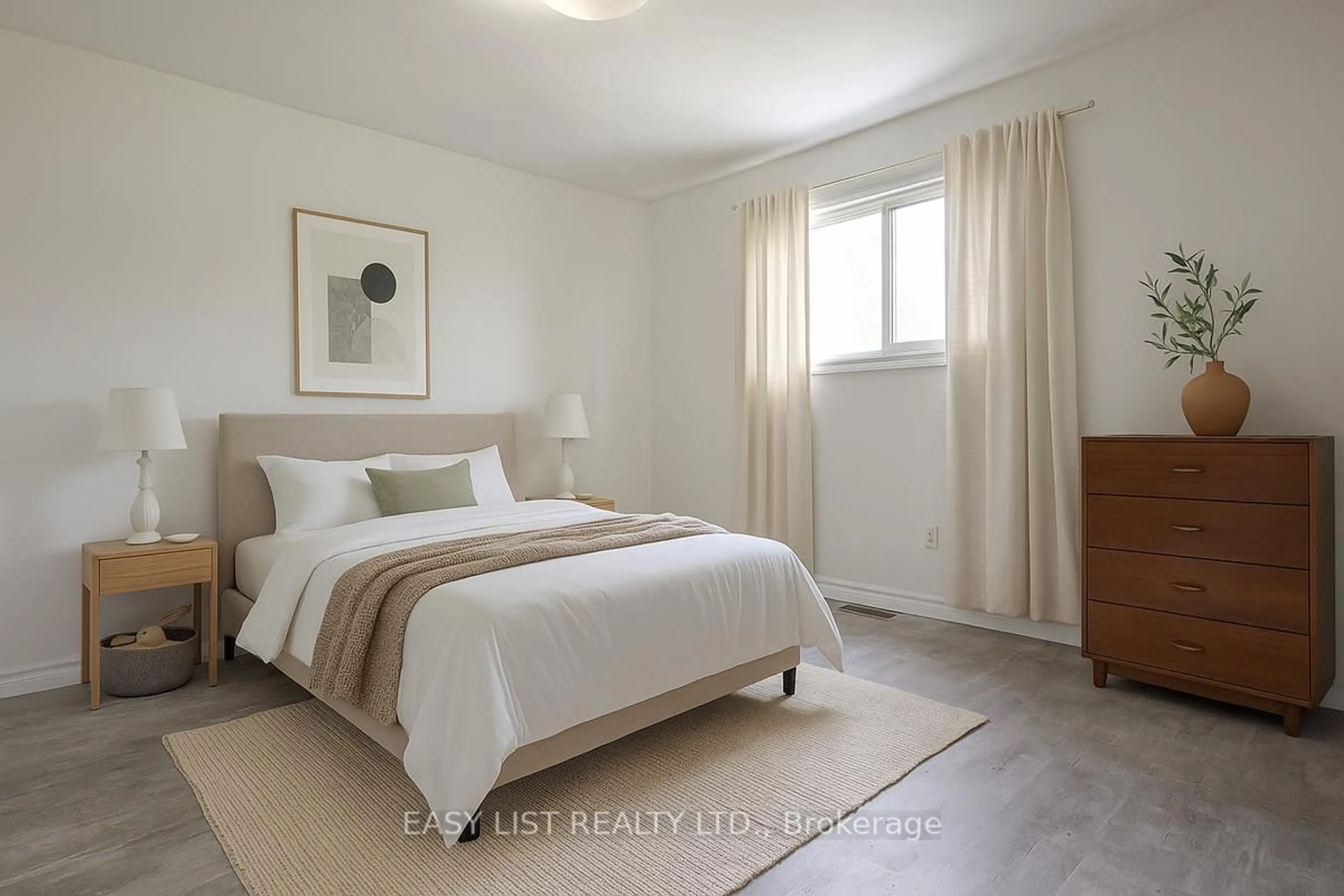 Bedroom with bed, unknown for 3783 Campbell Rd, Severn Ontario L3V 0V3