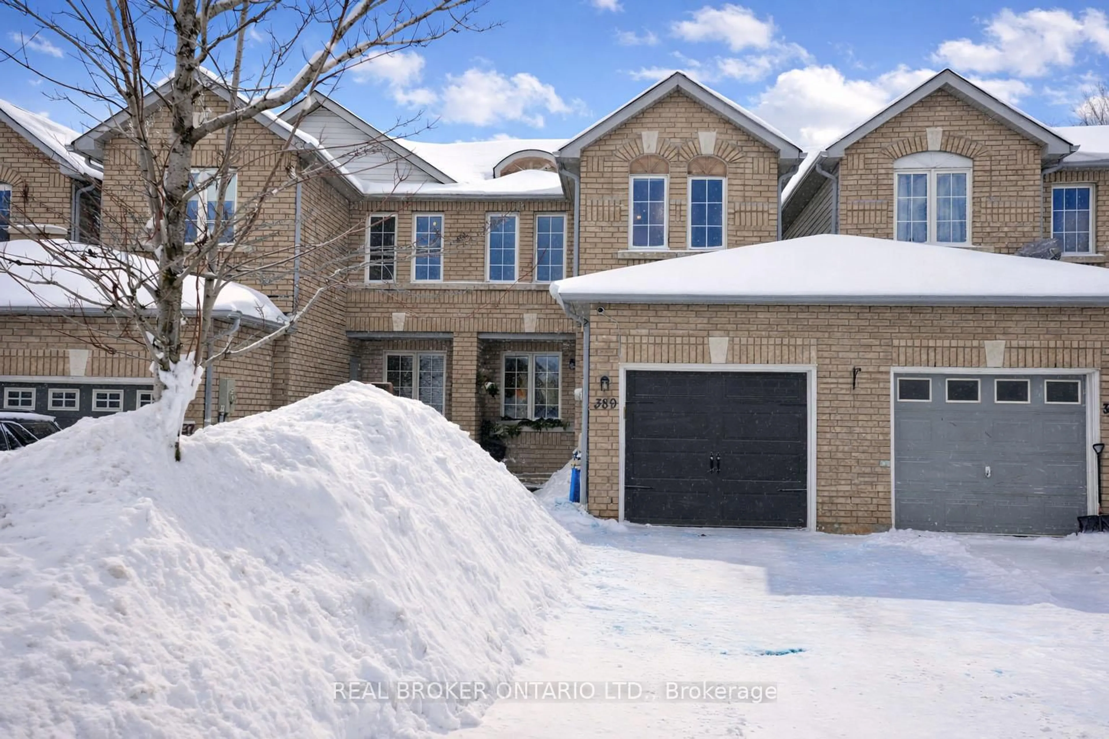 Home with brick exterior material, street for 389 Ferndale Dr, Barrie Ontario L4N 0M1