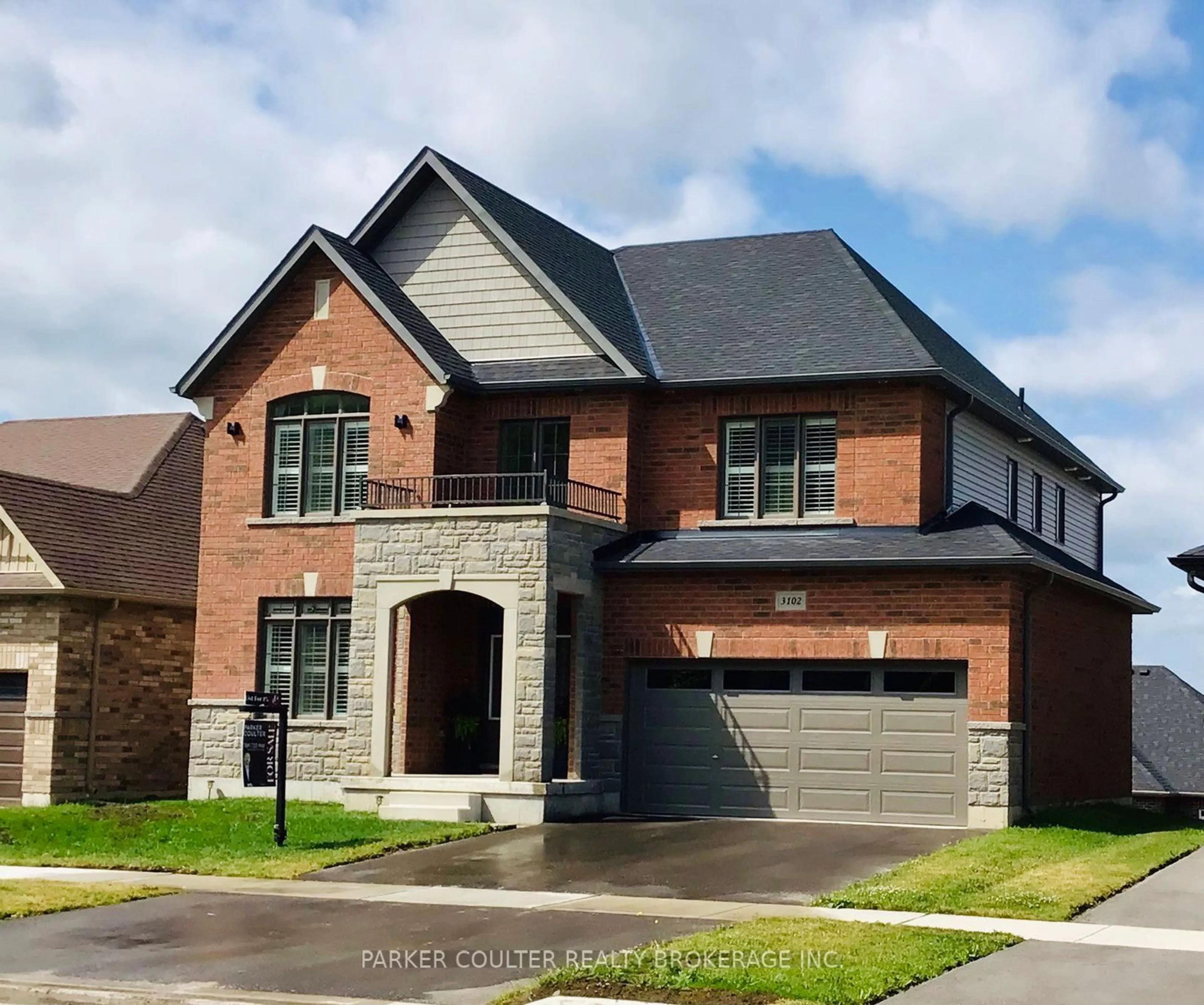 Home with brick exterior material, street for 3102 Orion Blvd, Orillia Ontario L3V 0A4