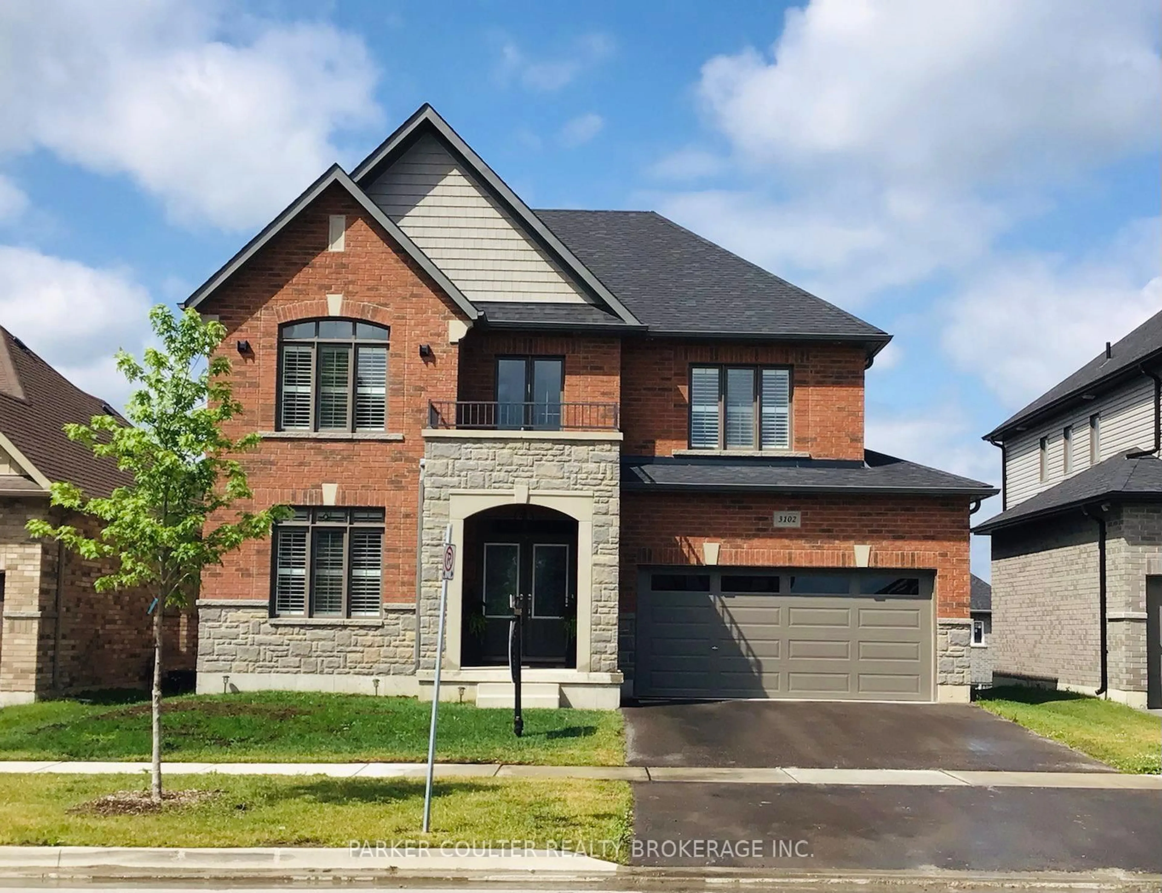 Home with brick exterior material, street for 3102 Orion Blvd, Orillia Ontario L3V 0A4