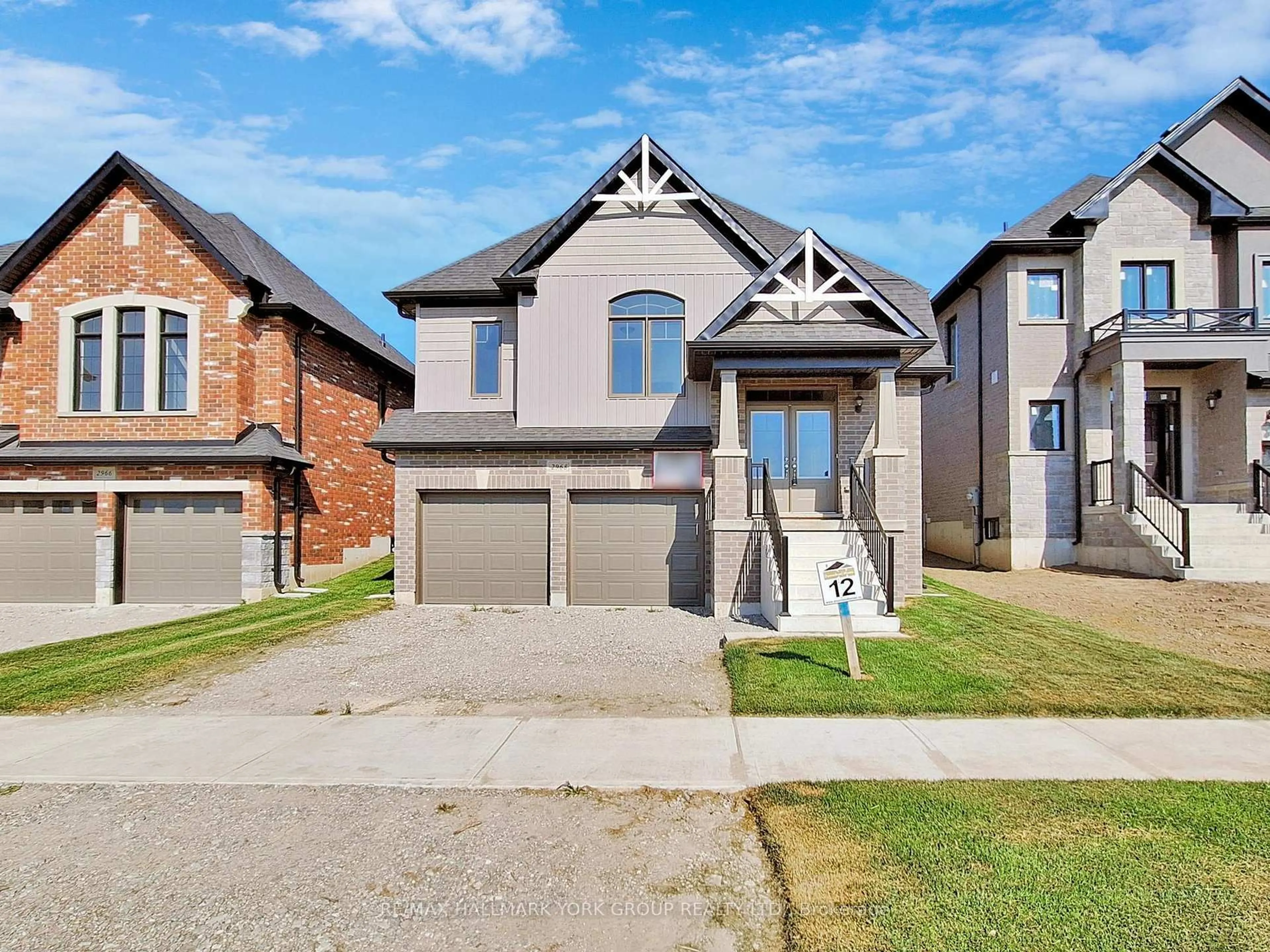 Home with brick exterior material, street for 2968 Monarch Dr, Orillia Ontario L3V 8M8