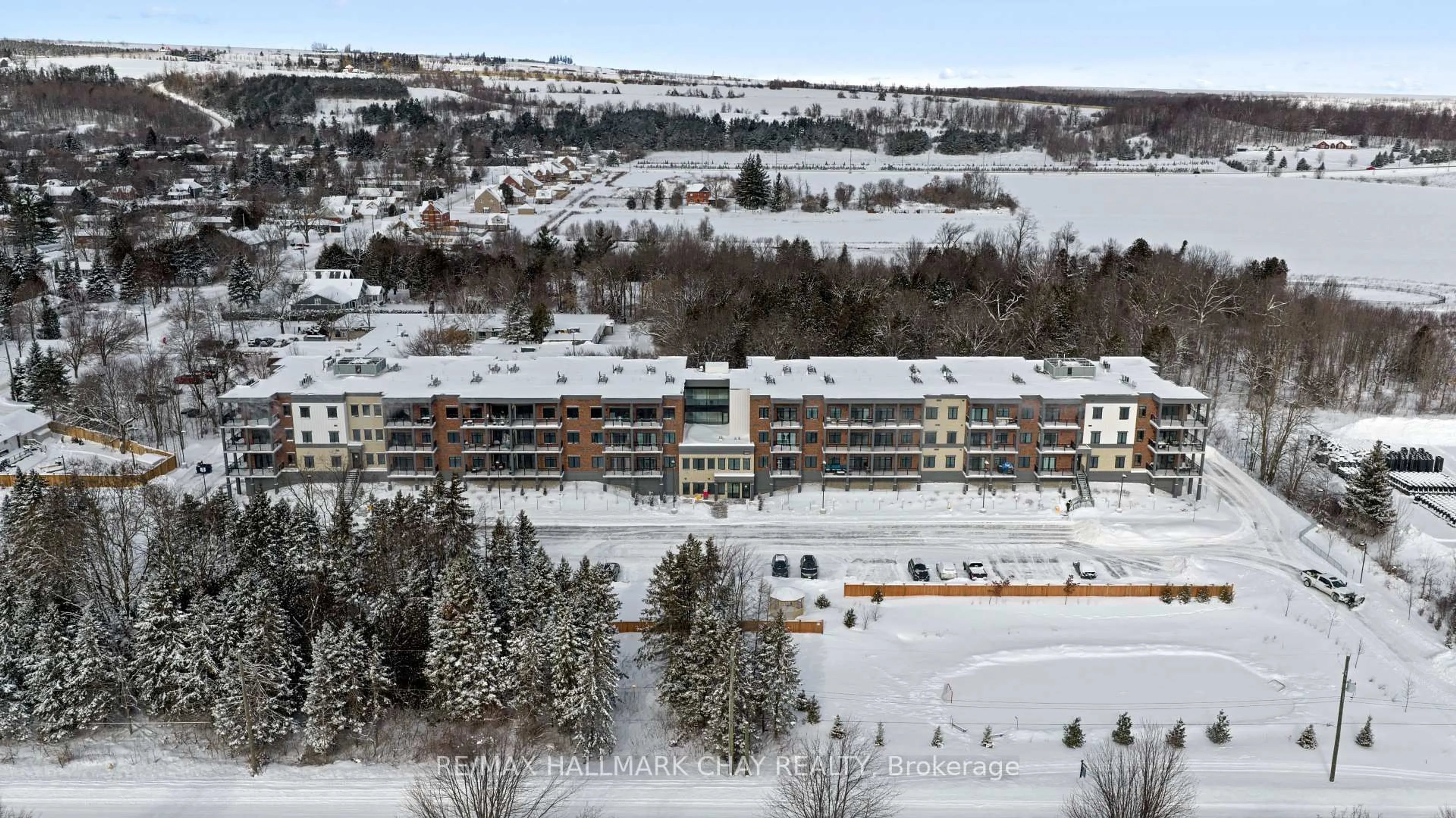 A pic from outside/outdoor area/front of a property/back of a property/a pic from drone, mountain view for 121 Mary St #224, Clearview Ontario L0M 1G0