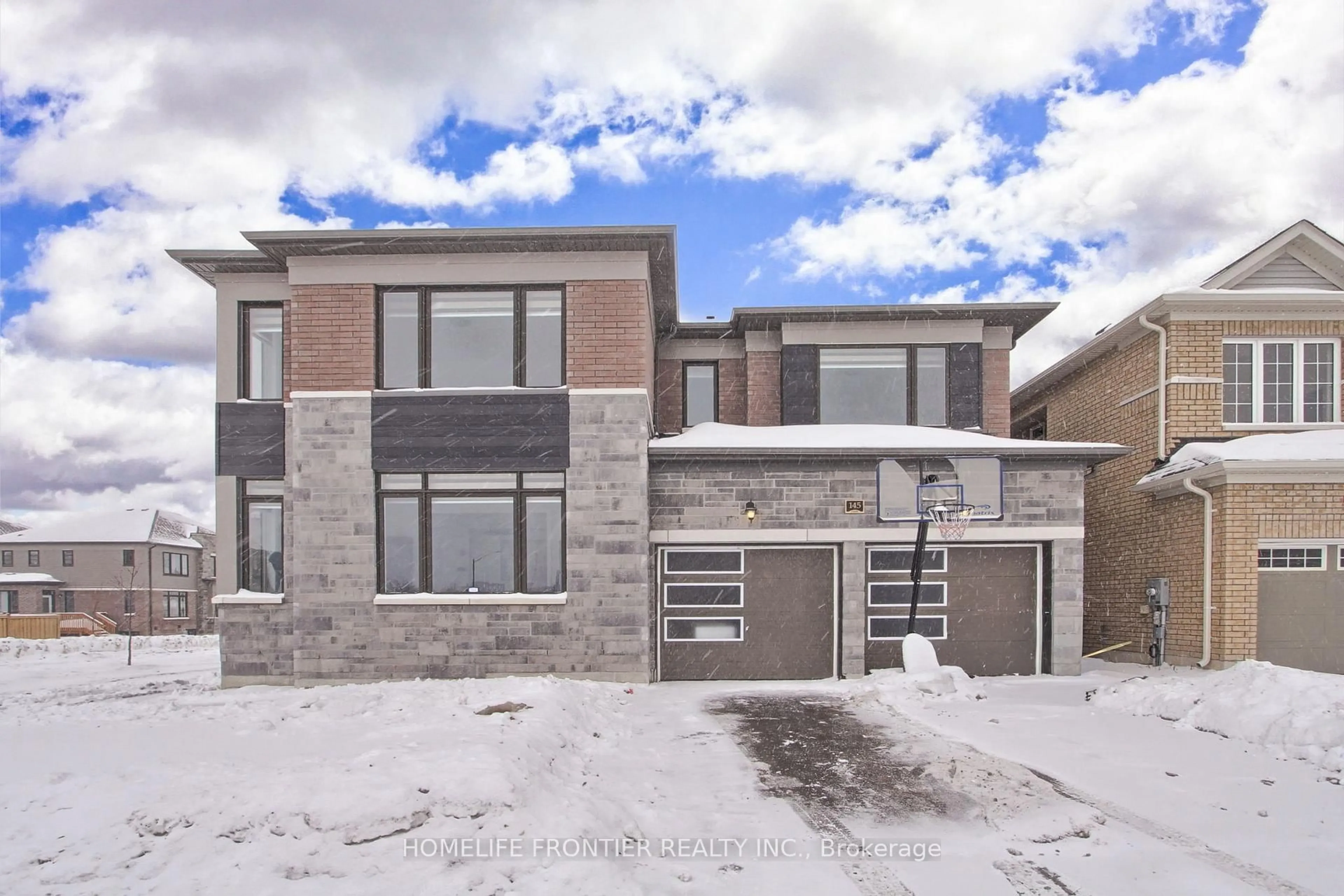 Home with brick exterior material, street for 145 Terry Fox Dr, Barrie Ontario L9J 0L9