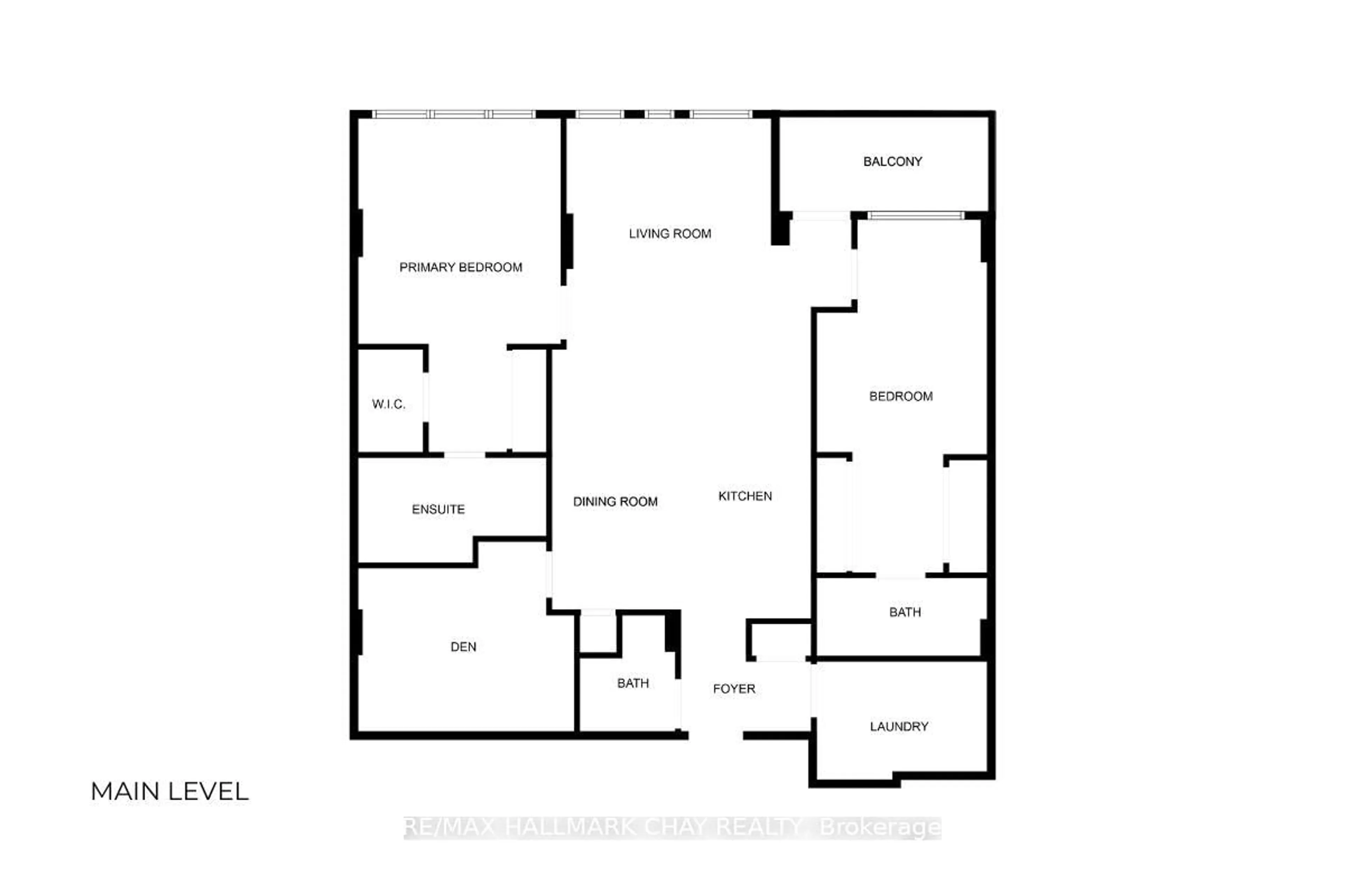 Floor plan for 185 Dunlop St #302, Barrie Ontario L4M 0L7
