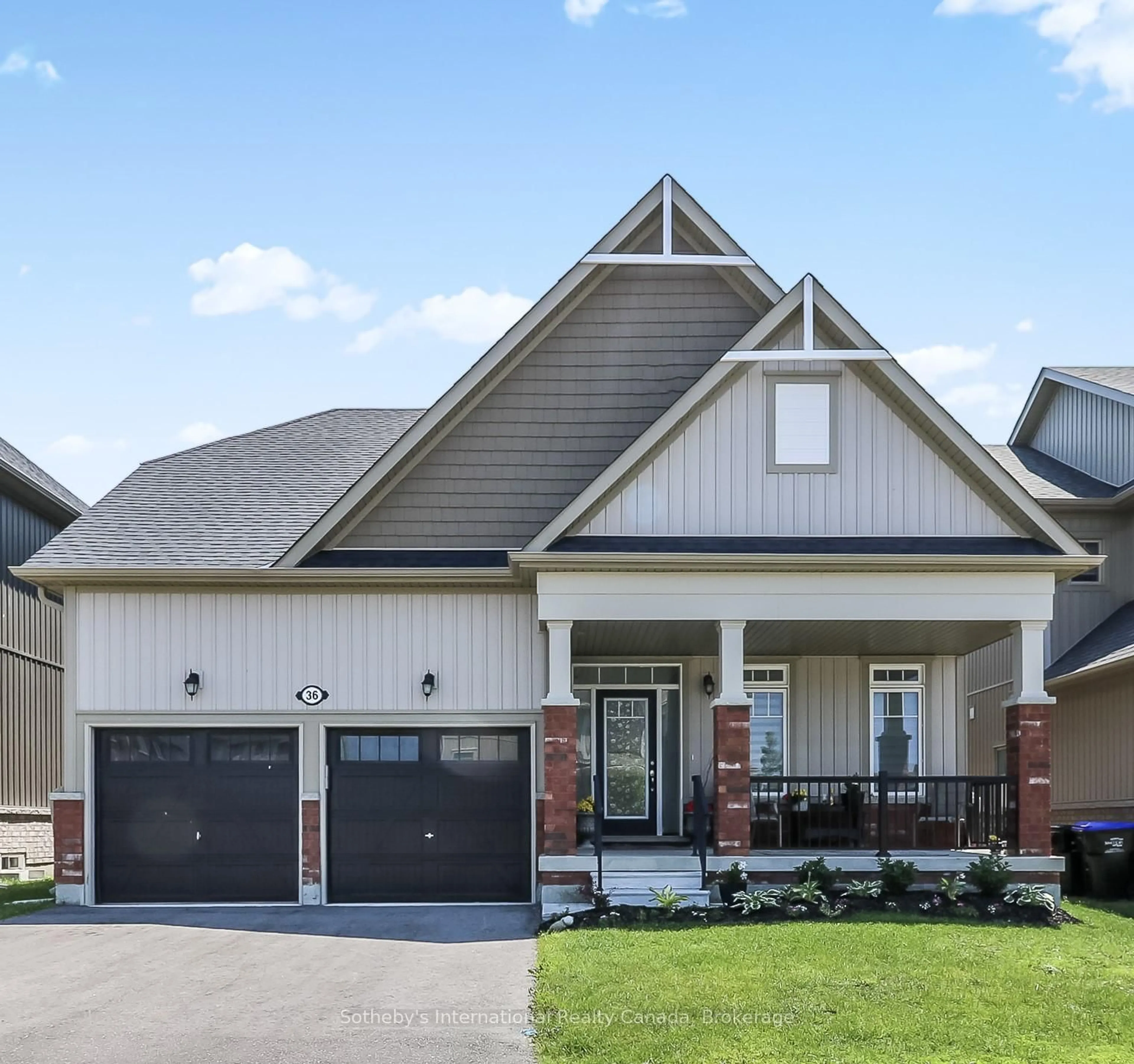 Home with brick exterior material, street for 36 KIRBY Ave, Collingwood Ontario L9Y 3W8