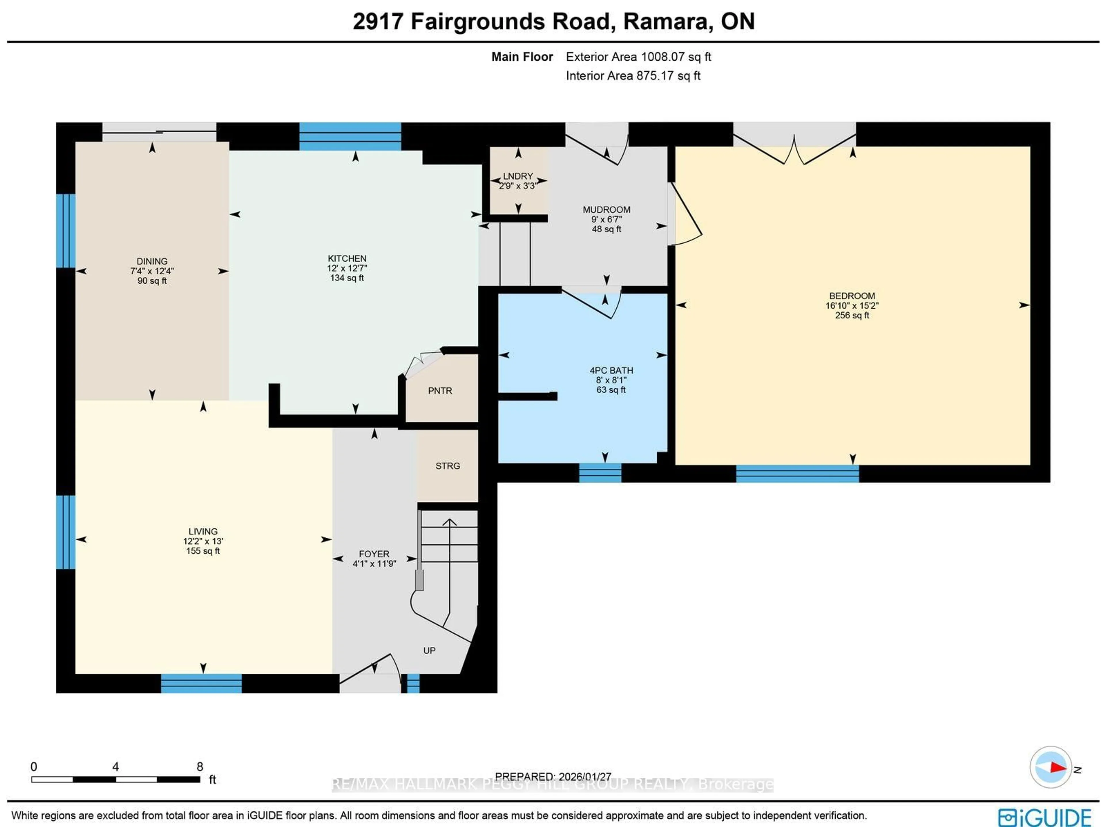 Floor plan for 2917 Fairgrounds Rd, Ramara Ontario L0K 2B0