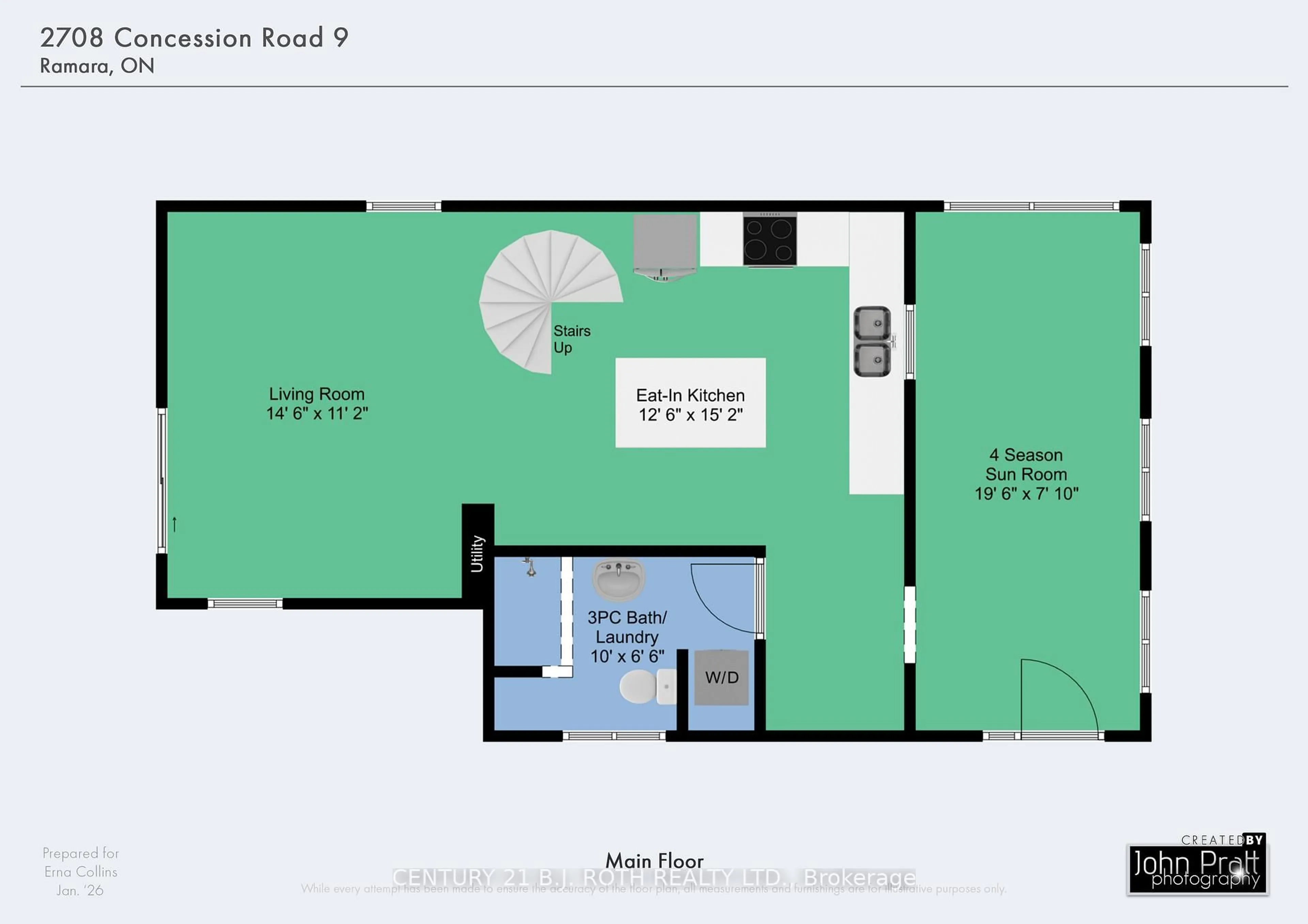 Floor plan for 2708 CONCESSION 9 Rd, Ramara Ontario L0K 1B0