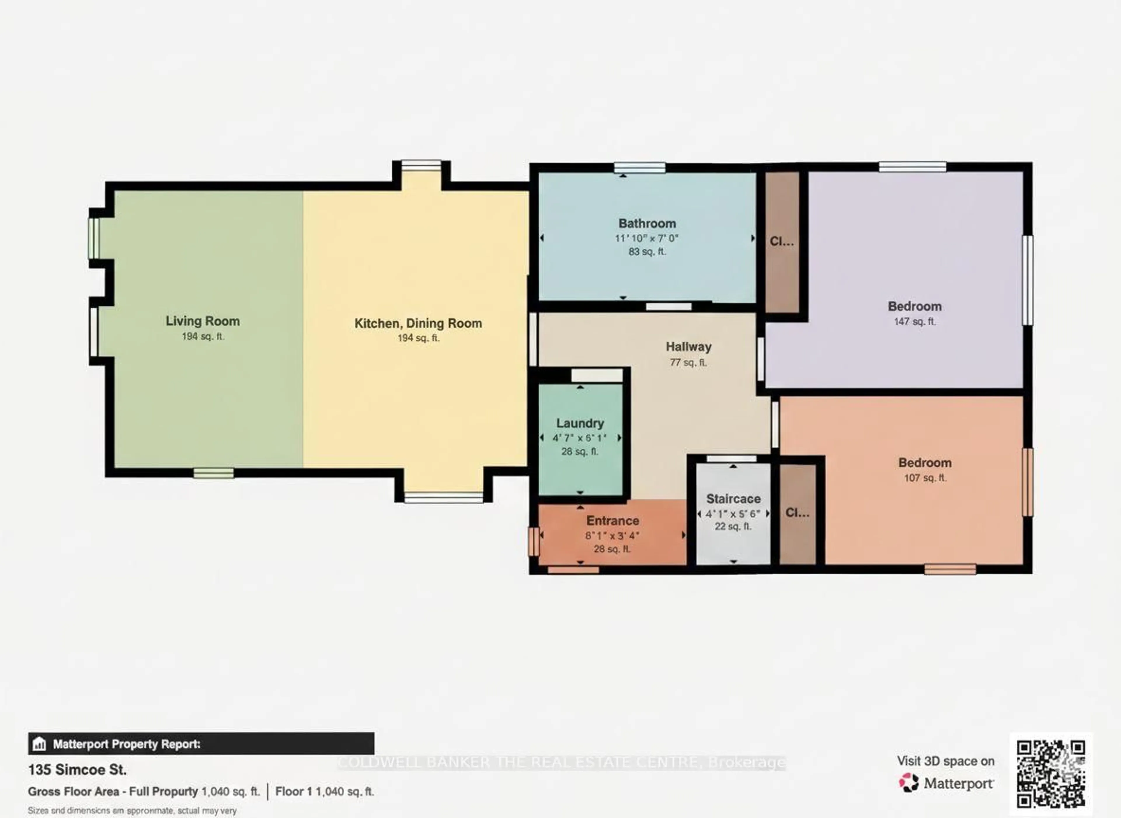Floor plan for 135 SIMCOE St, Orillia Ontario L3V 1G8