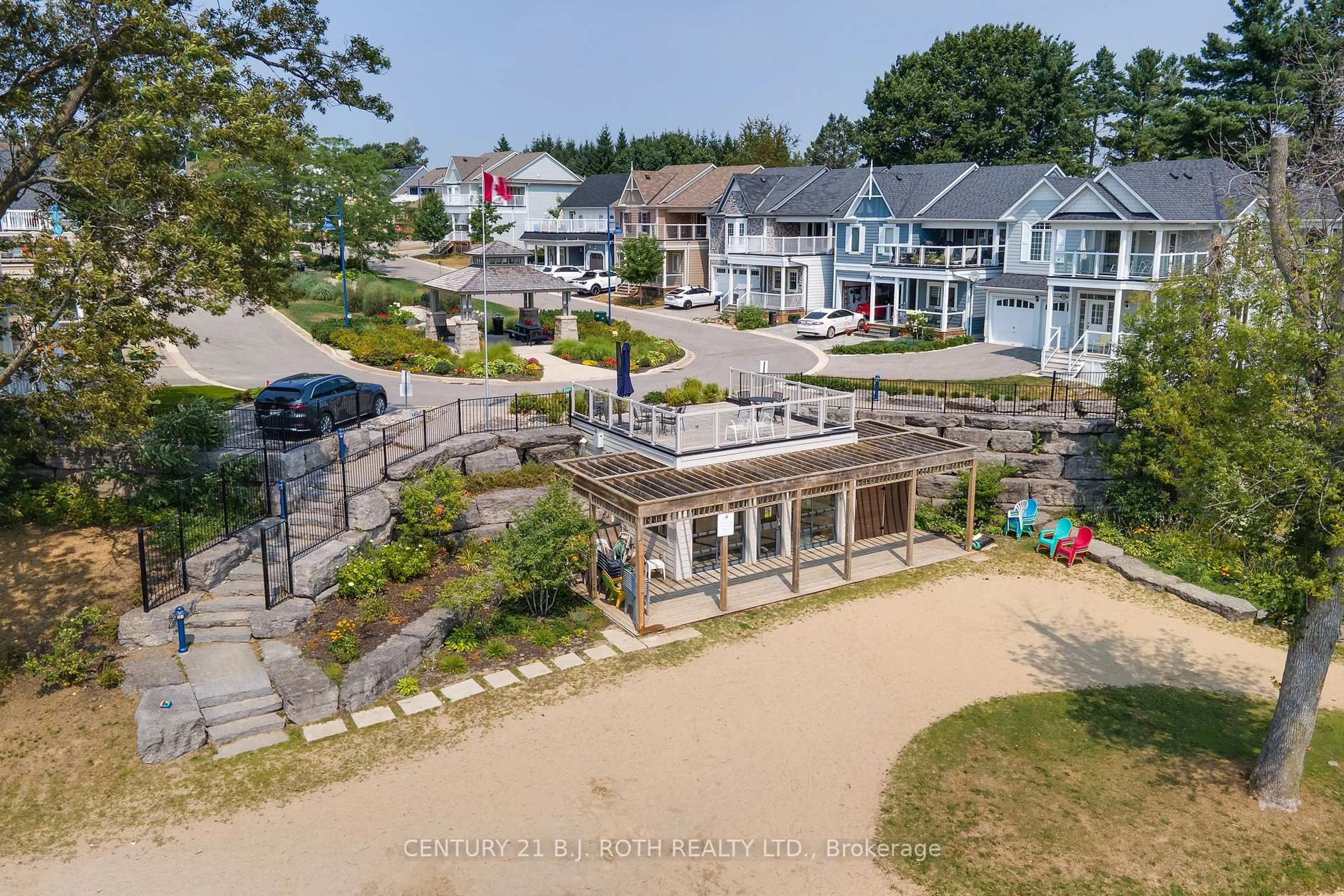 A pic from outside/outdoor area/front of a property/back of a property/a pic from drone, water/lake/river/ocean view for 3327 Summerhill Way, Severn Ontario L3V 0E1