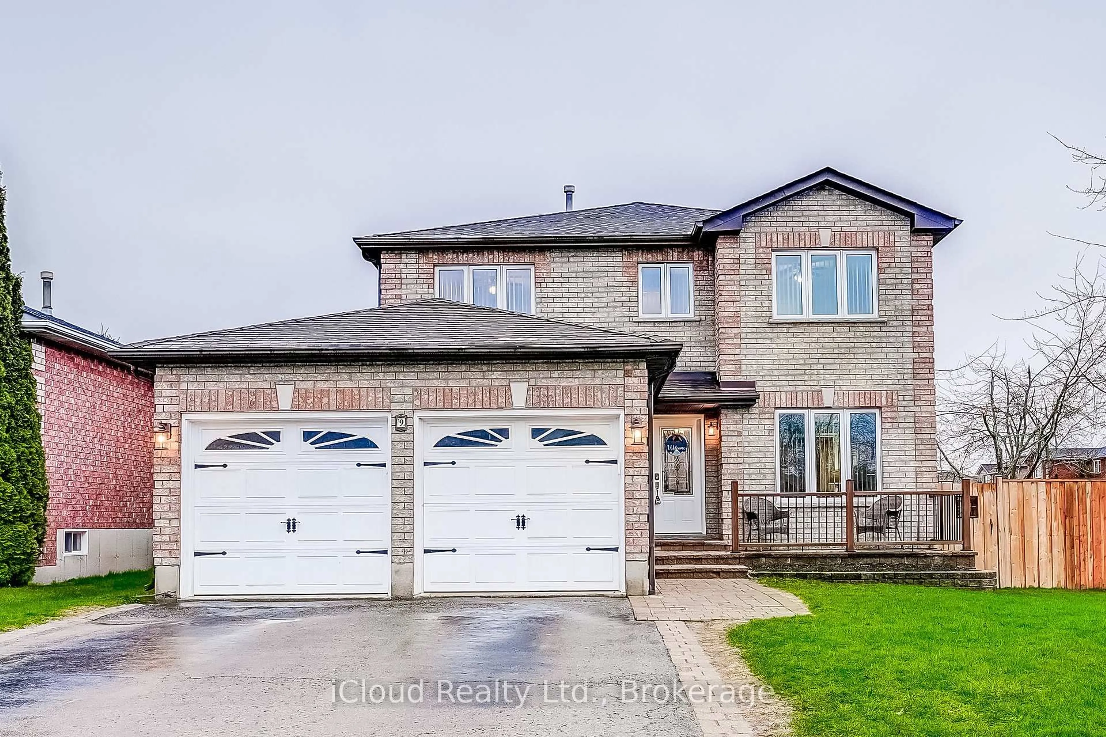 Home with brick exterior material, street for 9 Timothy Lane, Barrie Ontario L4N 0Z7