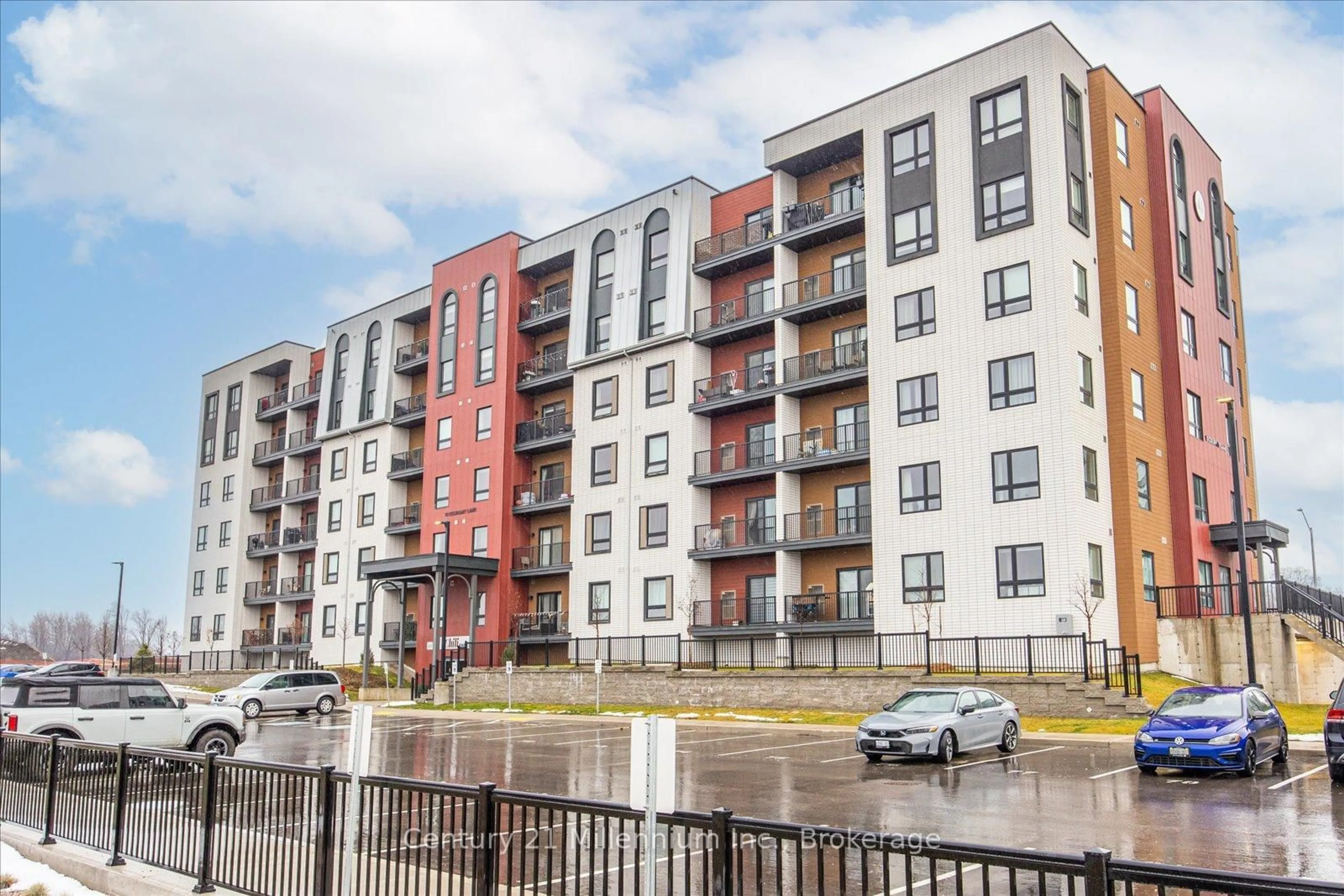 A pic from outside/outdoor area/front of a property/back of a property/a pic from drone, unknown for 10 Culinary Lane #409, Barrie Ontario L9J 0K2