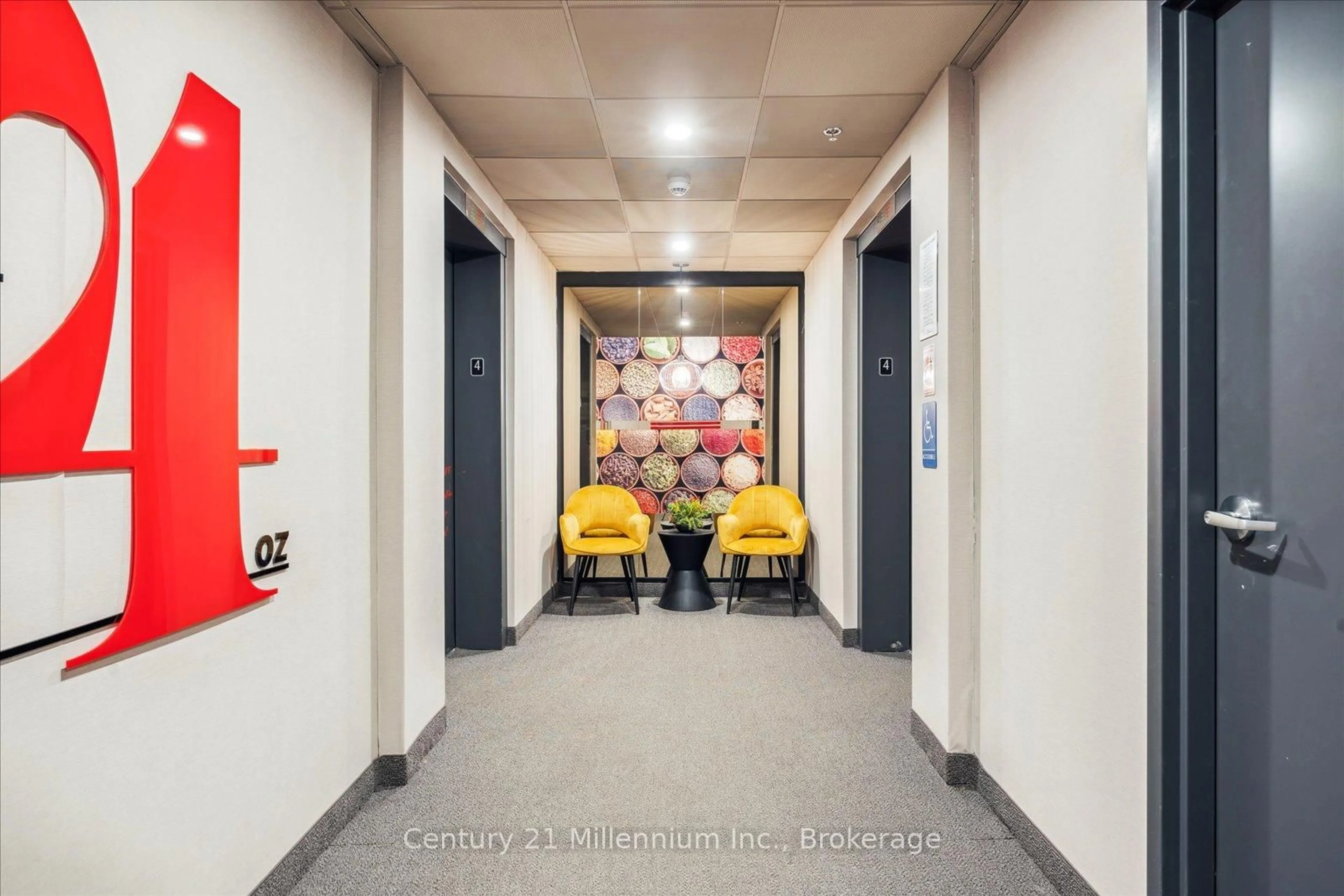 Indoor foyer for 10 Culinary Lane #409, Barrie Ontario L9J 0K2