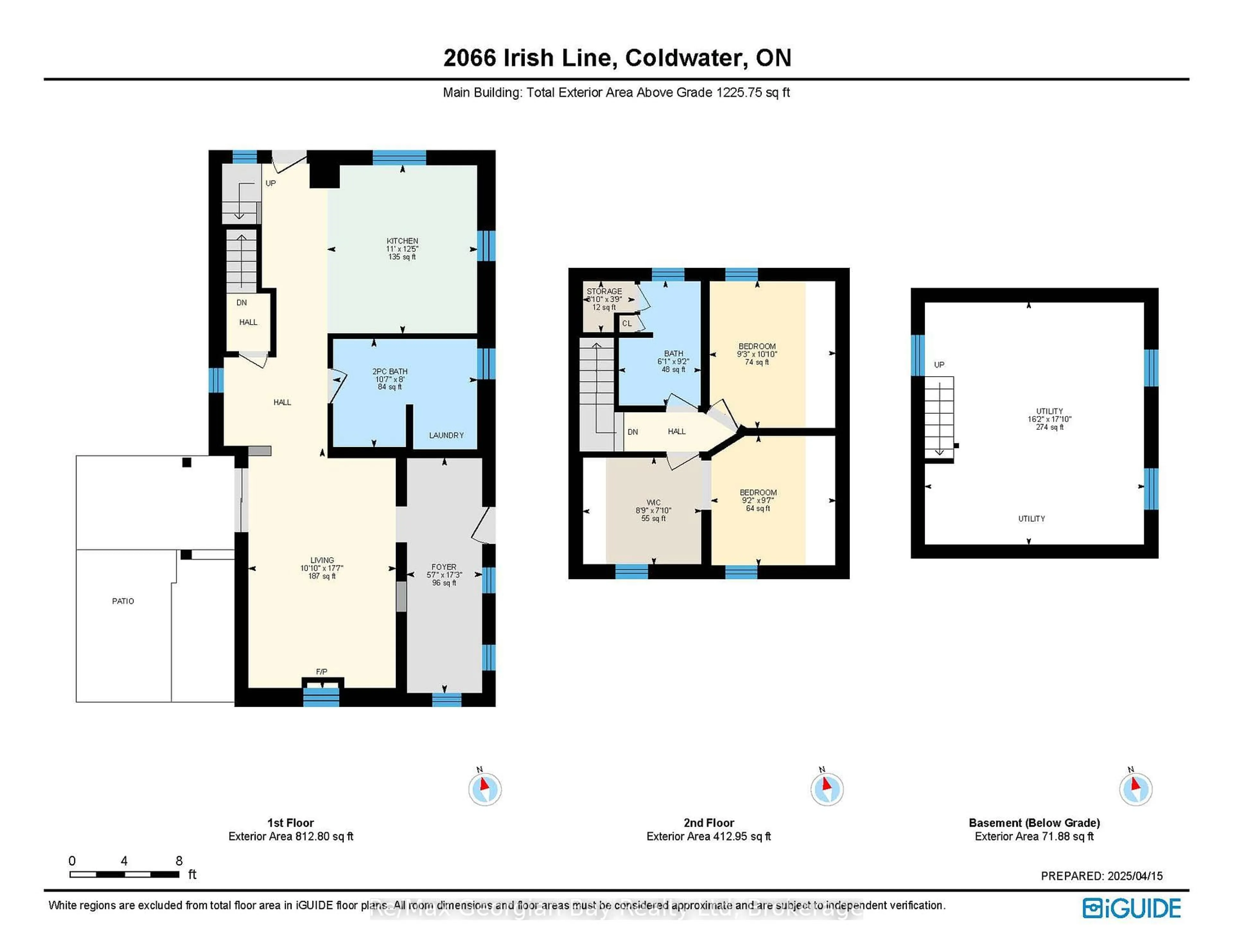 Floor plan for 2066 IRISH Line, Severn Ontario L0K 1E0