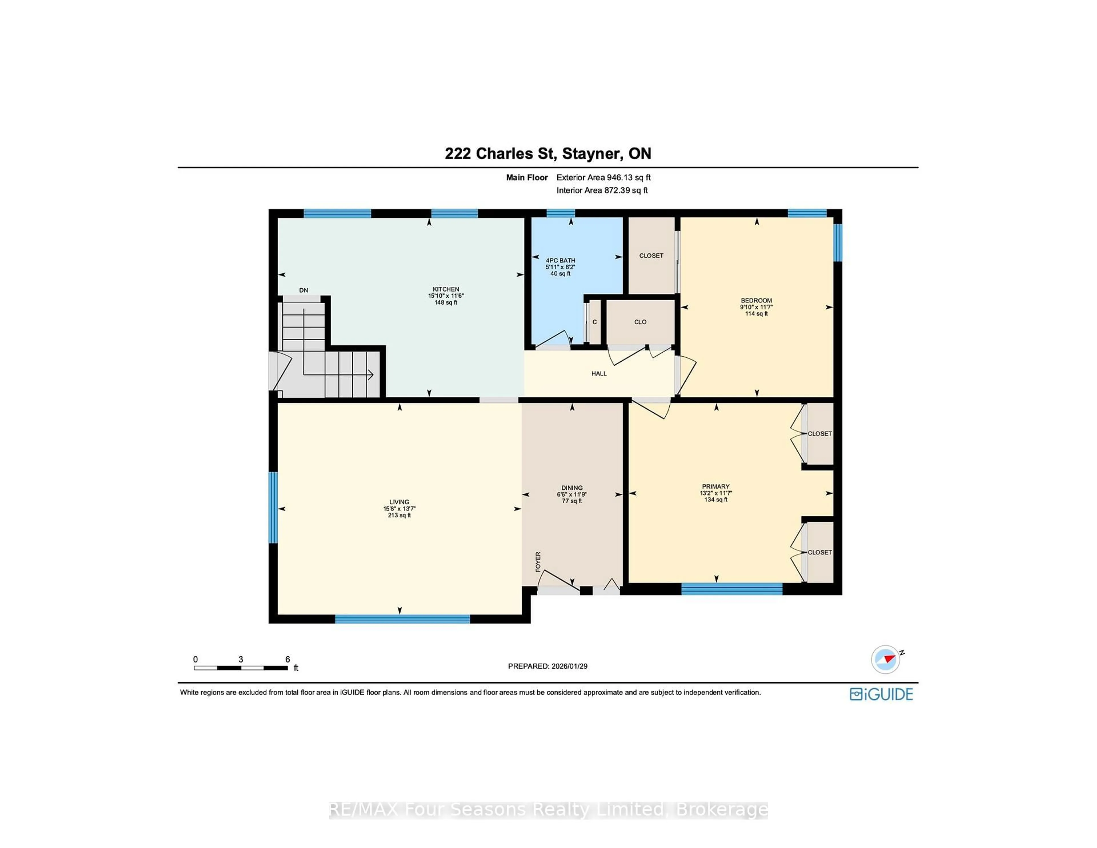 Floor plan for 222 Charles St, Clearview Ontario L0M 1S0