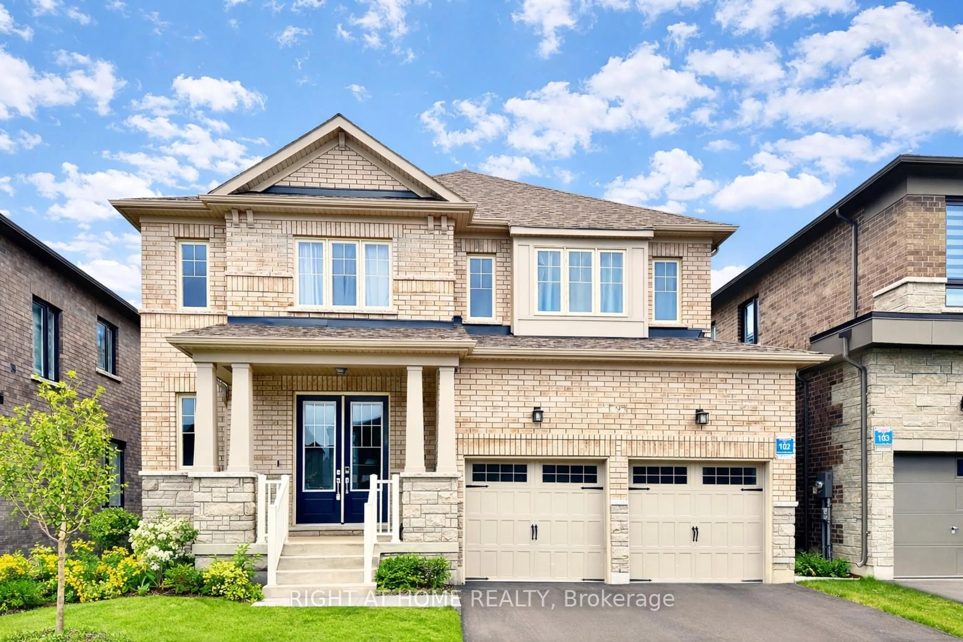 Home with brick exterior material, street for 9 Sweet Cicely St, Springwater Ontario L9X 2E2