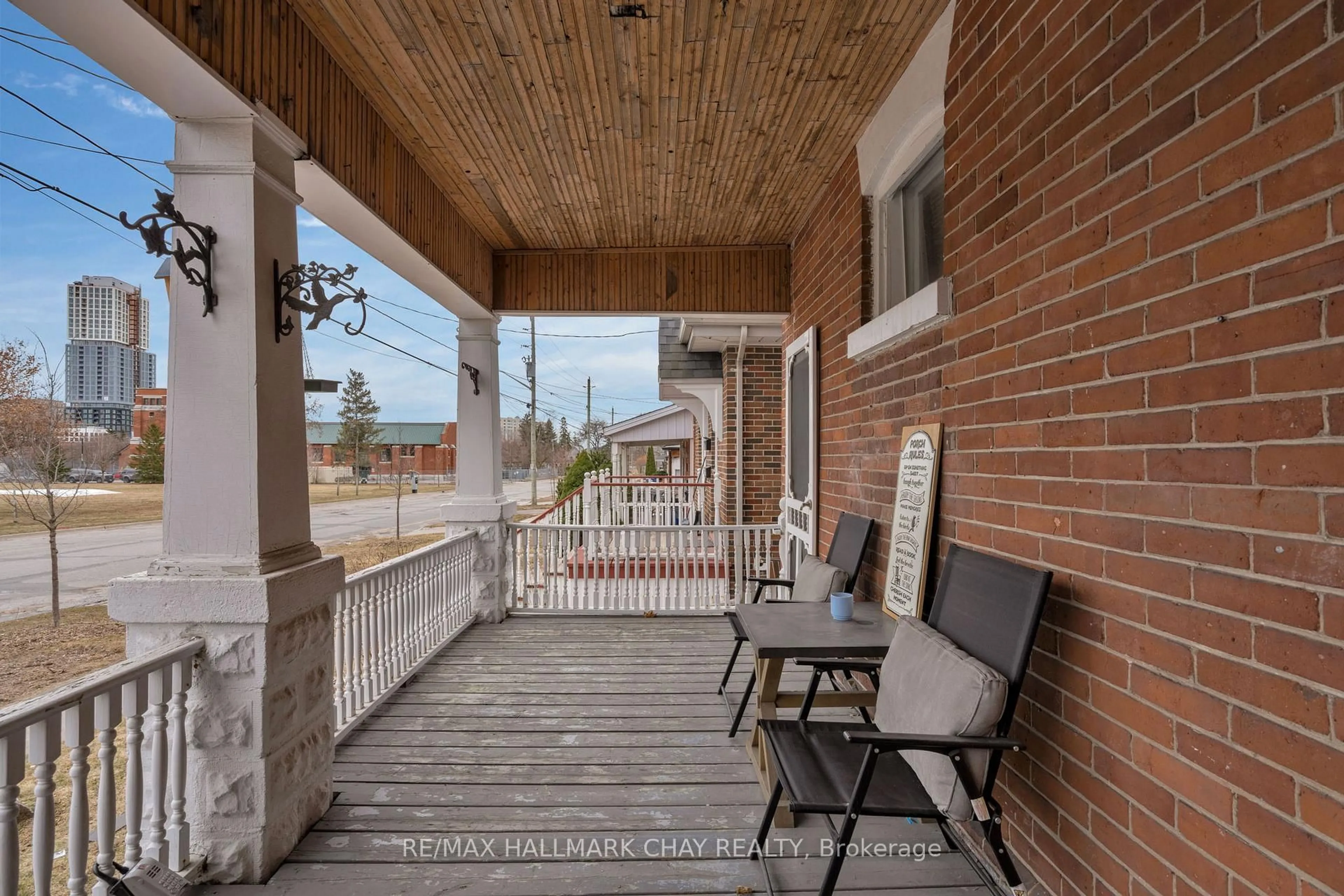 Patio, street for 66 Parkside Dr ##1, #2, Barrie Ontario L4N 1W9