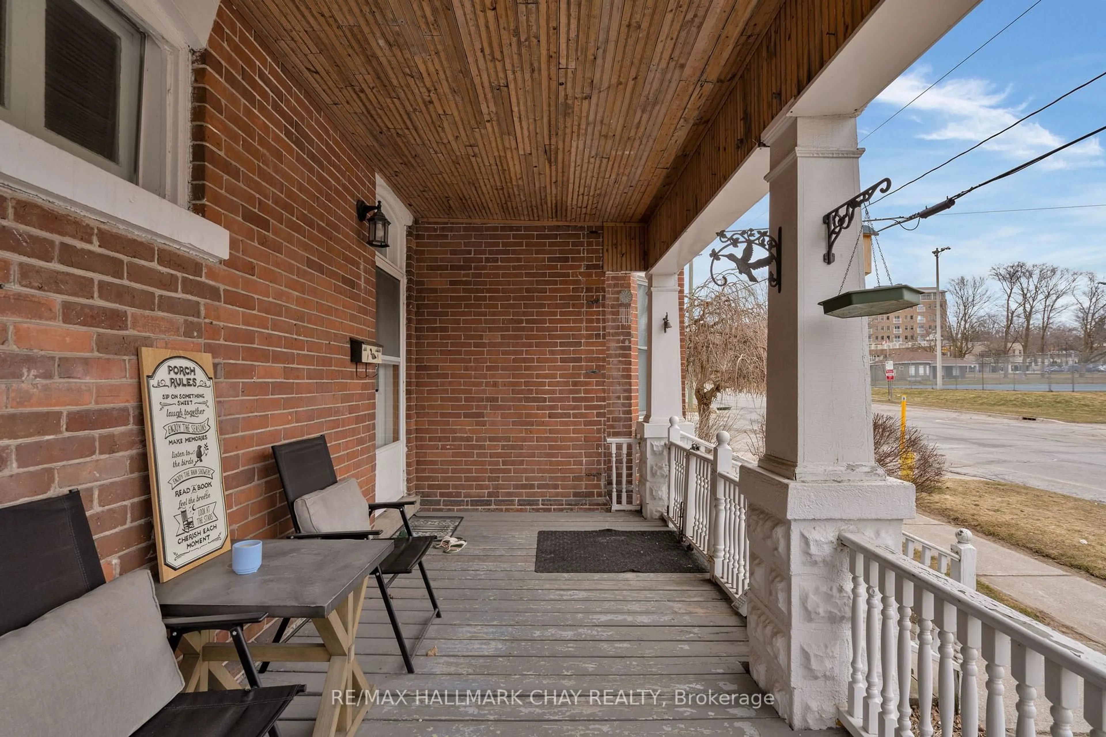 Patio, street for 66 Parkside Dr ##1, #2, Barrie Ontario L4N 1W9