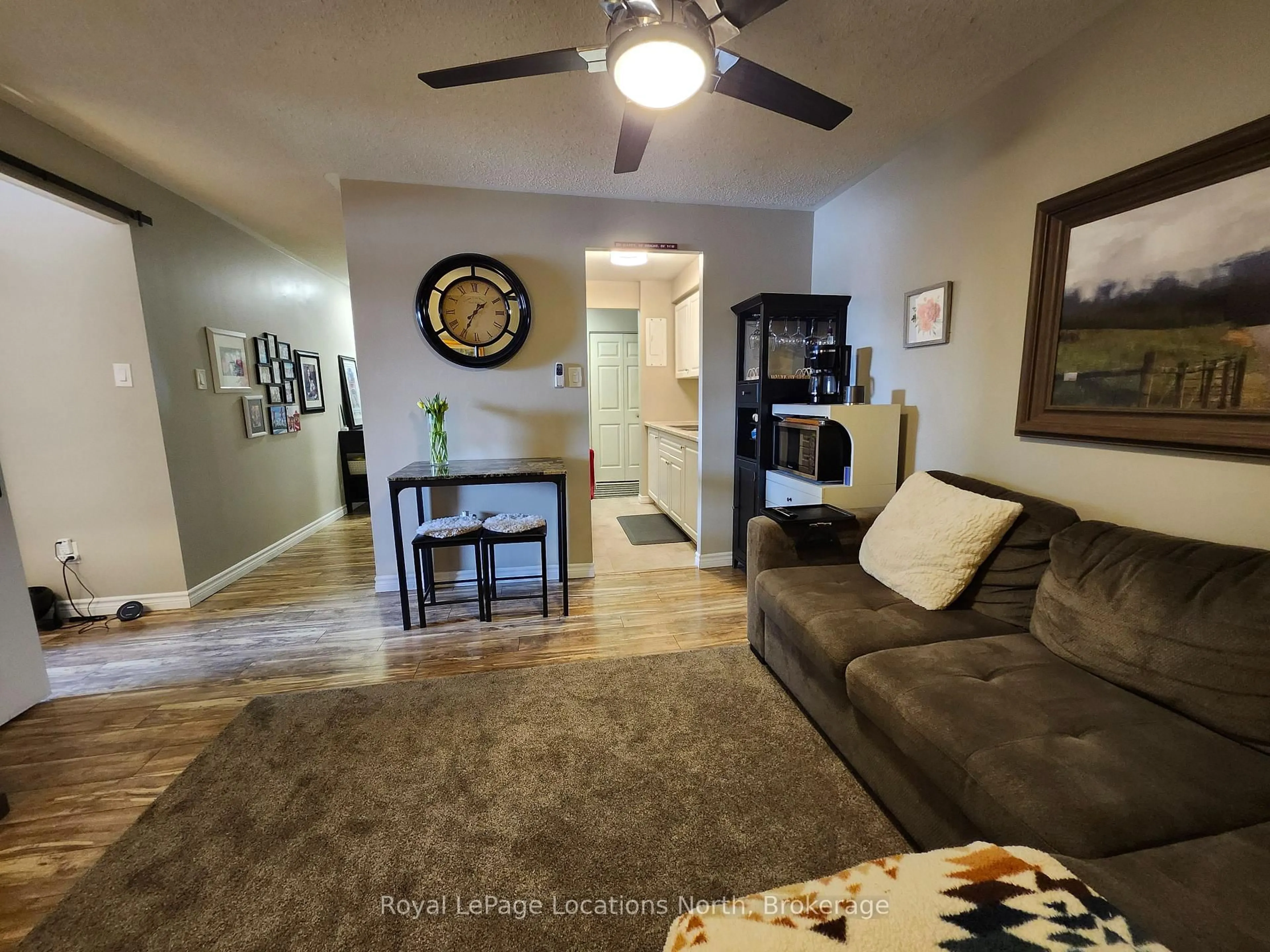 Living room with furniture, unknown for 173 Eighth St #302, Collingwood Ontario L9Y 2C9