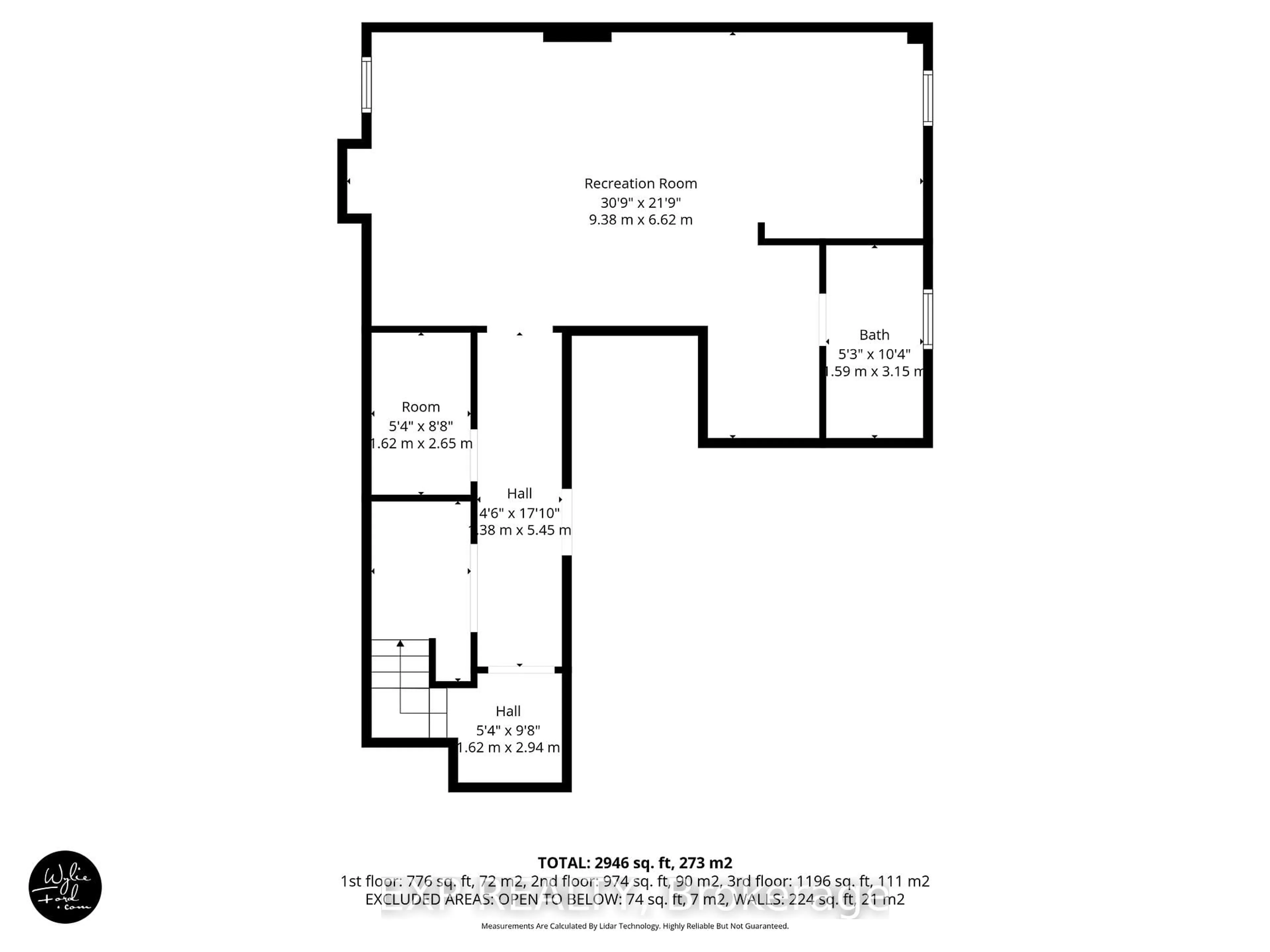 Floor plan for 23 Prince of Wales Dr, Barrie Ontario L4N 0T5