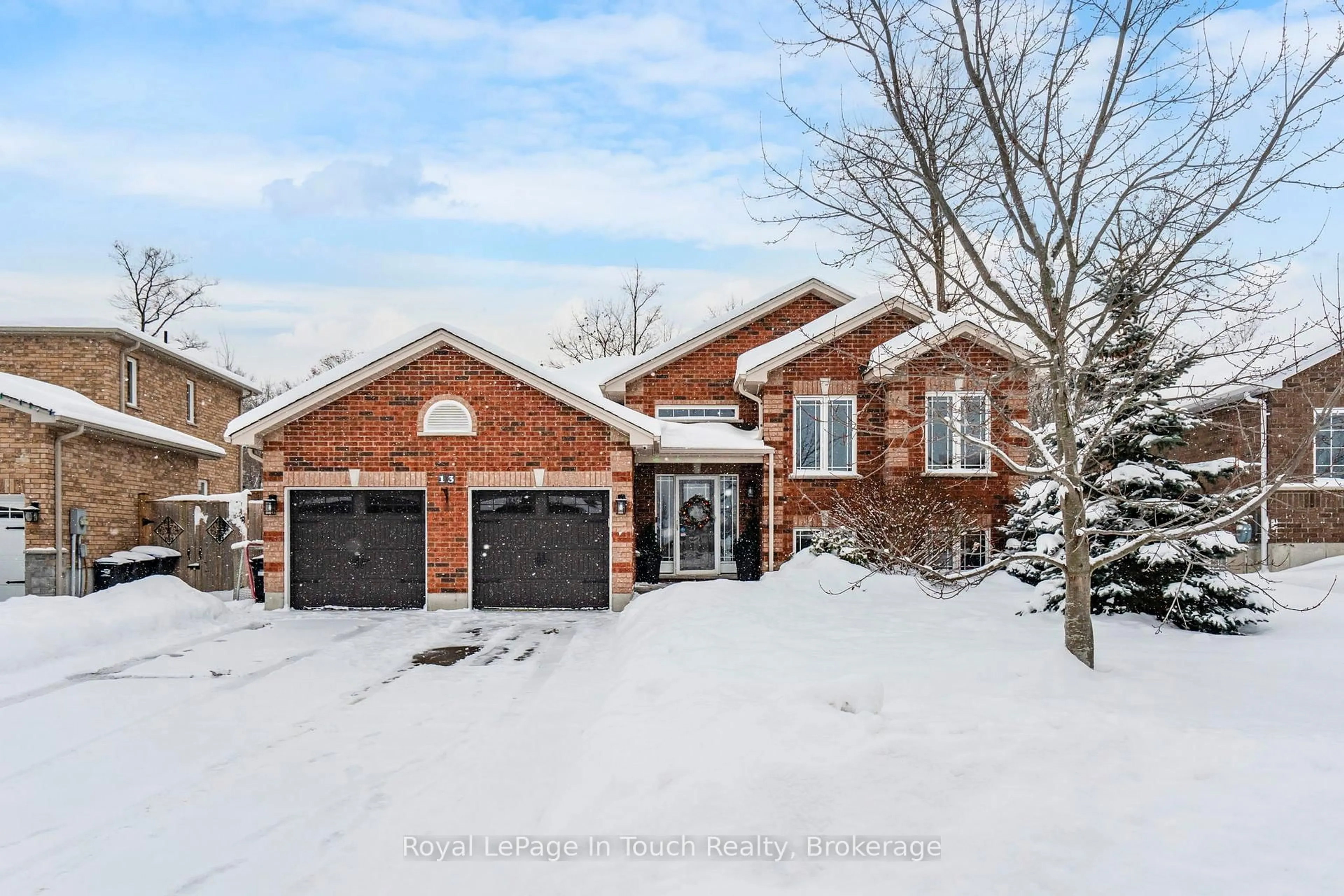 Home with brick exterior material, street for 13 Hunter Ave, Tay Ontario L0K 2A0