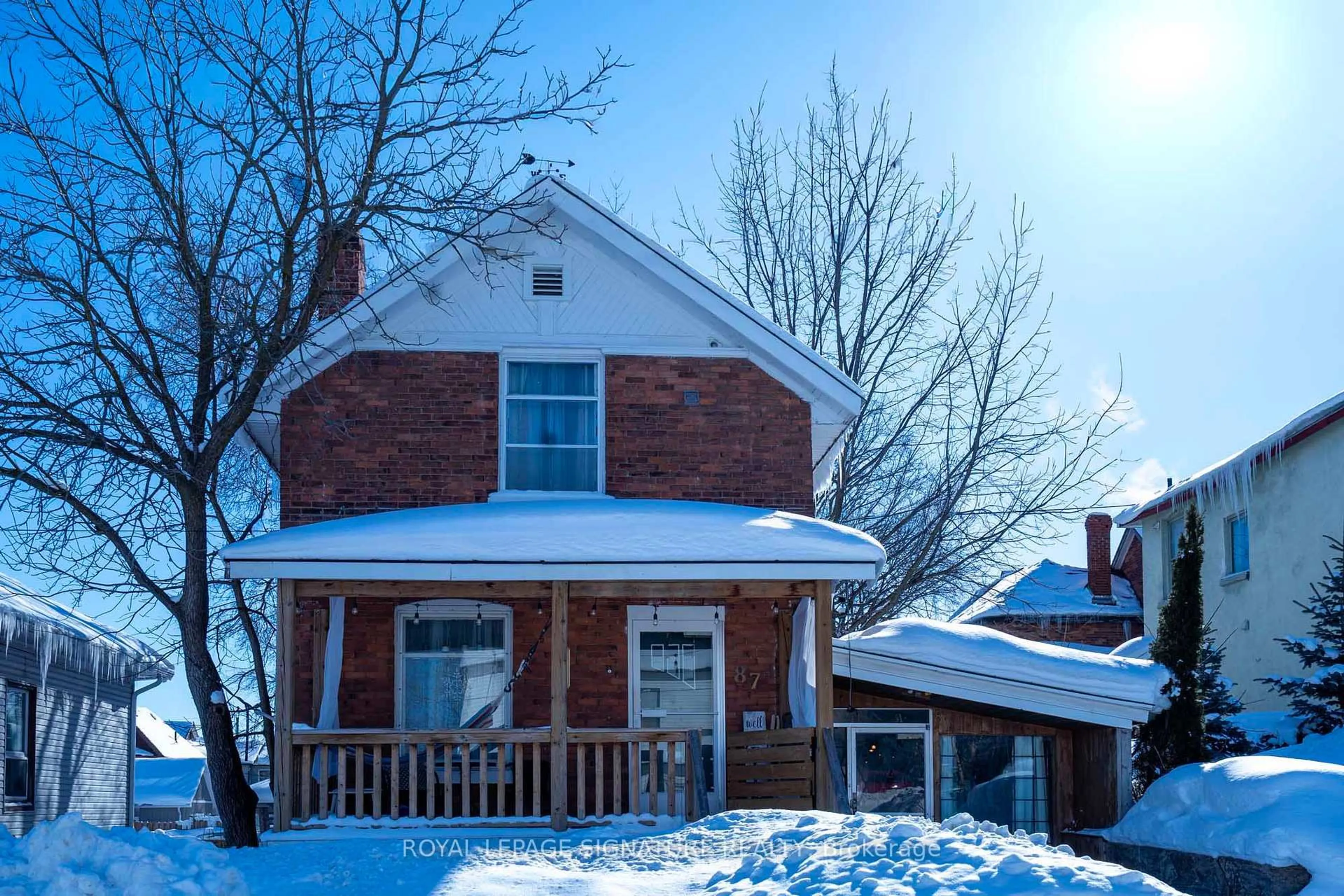 Home with brick exterior material, street for 87 Eglin St, Orillia Ontario L3V 1S3