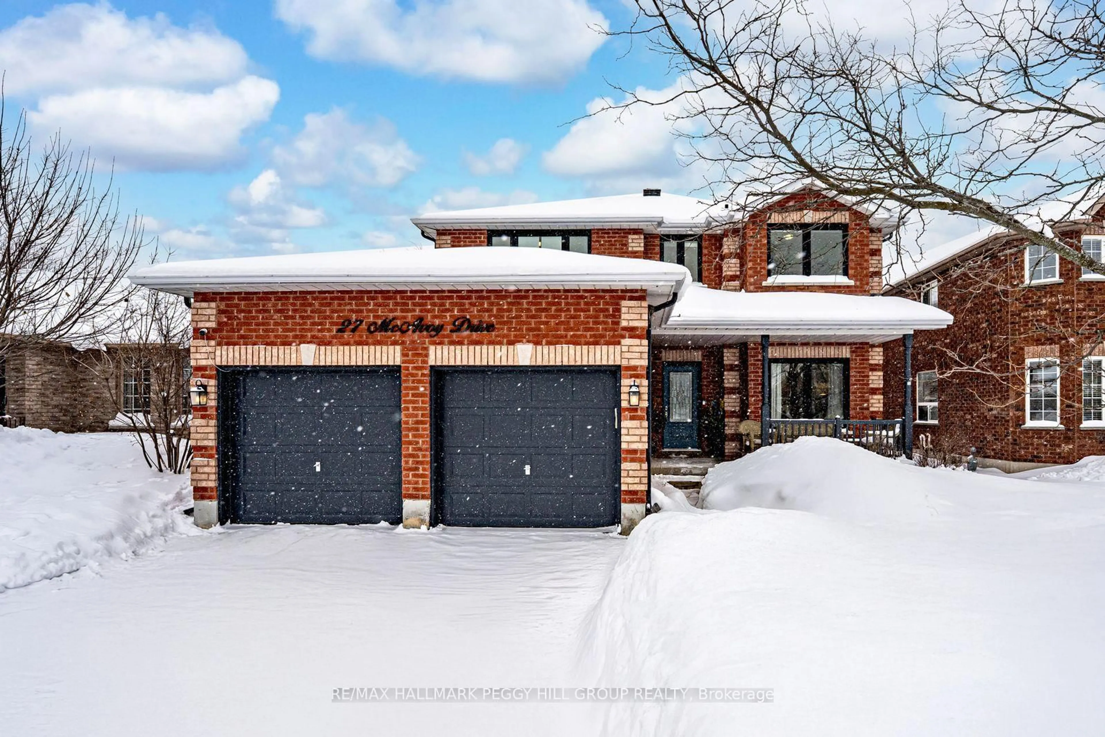 Home with brick exterior material, street for 27 McAvoy Dr, Barrie Ontario L4N 0P8