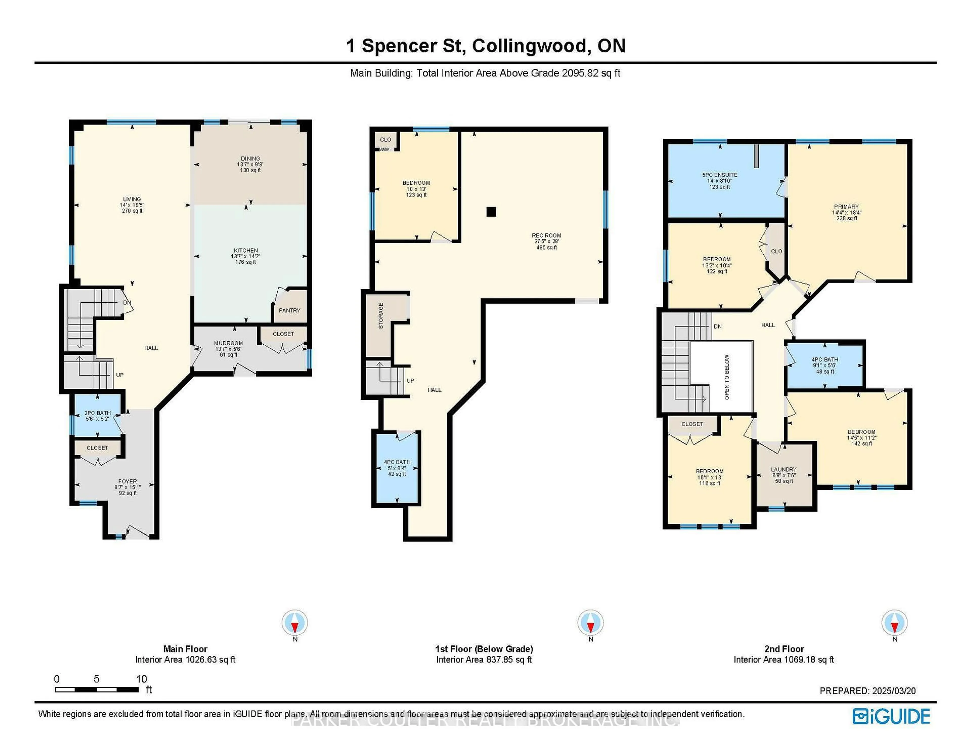 Floor plan for 1 Spencer St, Collingwood Ontario L9Y 3B7