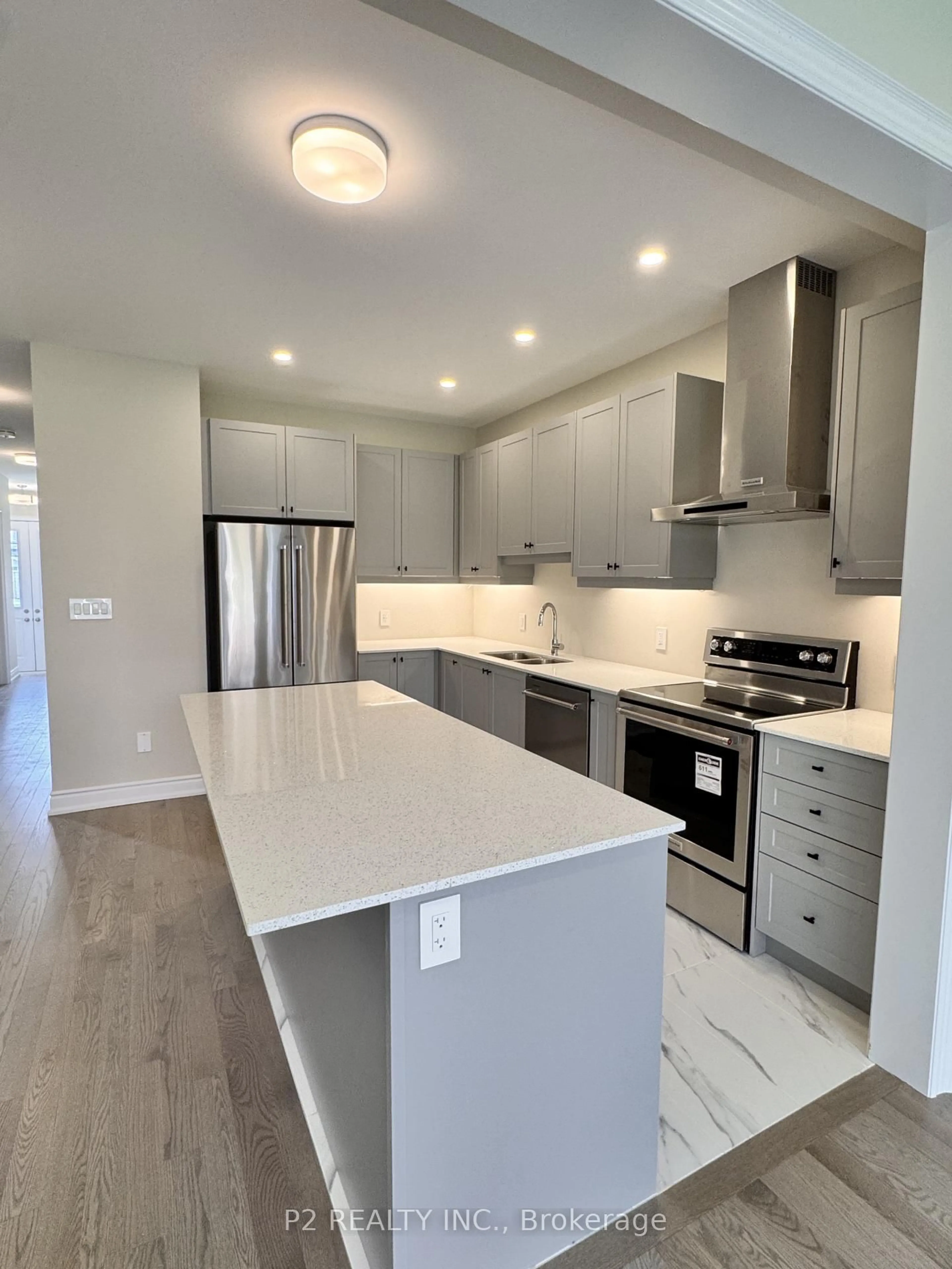 Open concept kitchen, unknown for 25 Periwinkle Rd, Springwater Ontario L9X 2E4